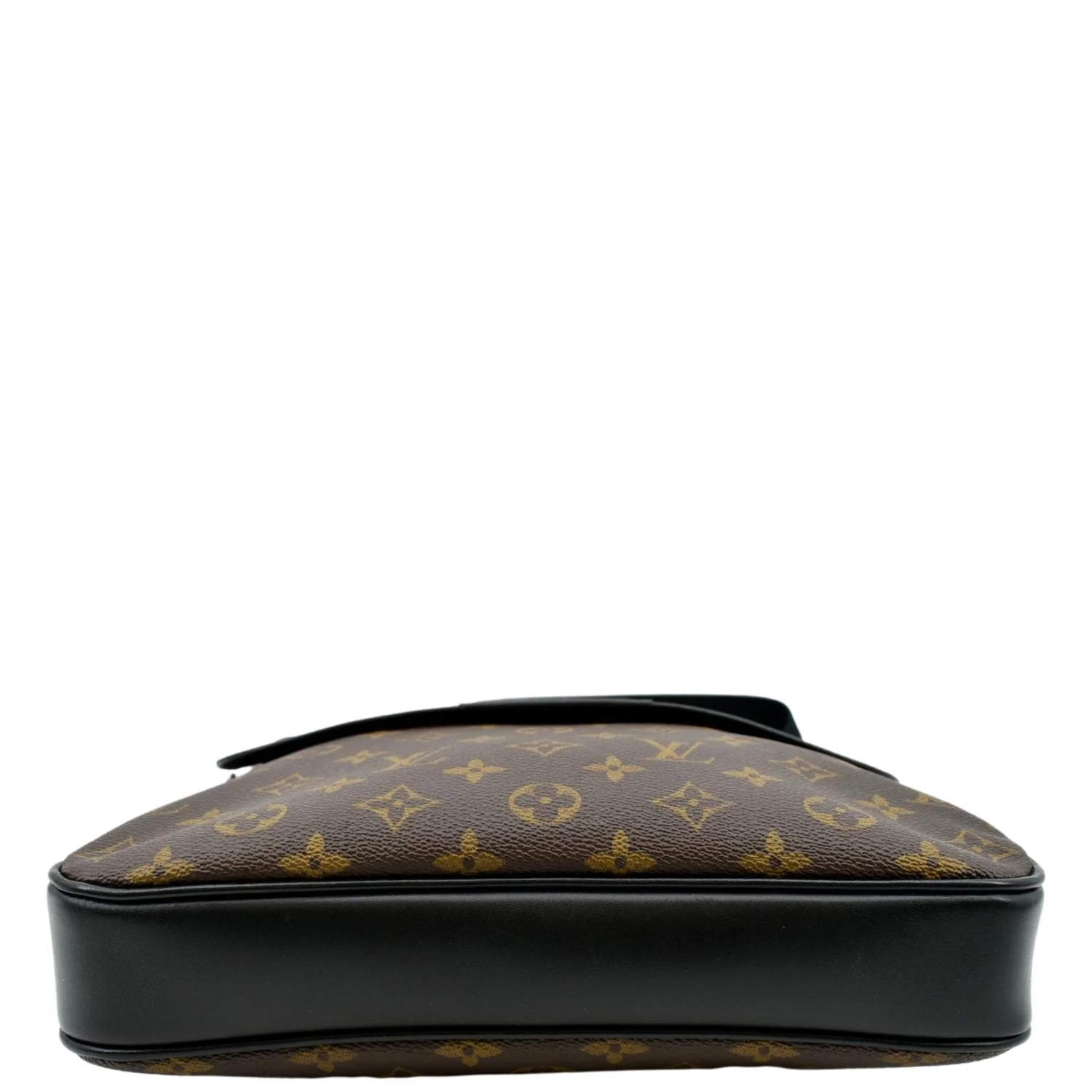 LOUIS VUITTON Bass MM Monogram Macassar Canvas Messenger Bag Brown - Image 9