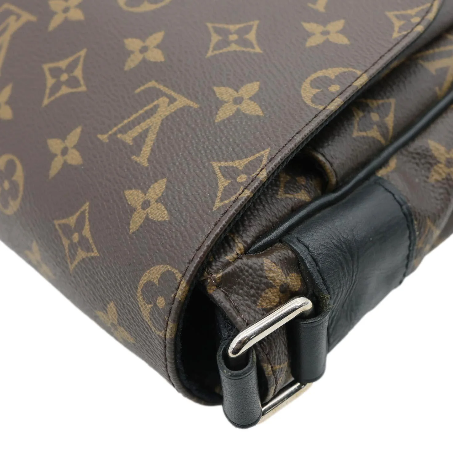 LOUIS VUITTON Christopher Monogram Macassar Messenger Bag Black - Image 6