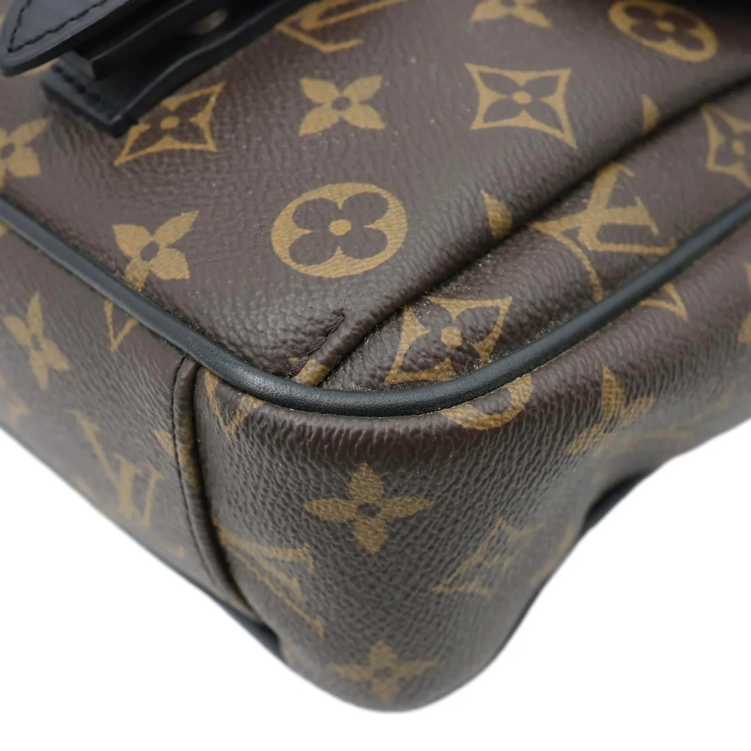 LOUIS VUITTON Christopher Monogram Macassar Messenger Bag Black - Image 8