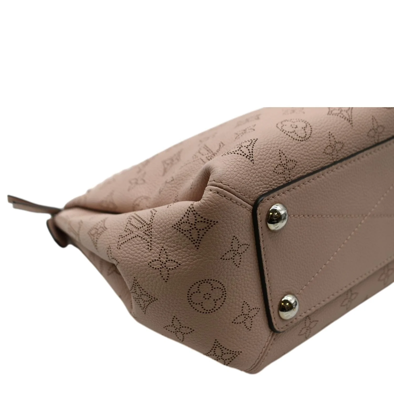 LOUIS VUITTON Babylone Mahina Calfskin Leather Shoulder Bag Pink - Image 9