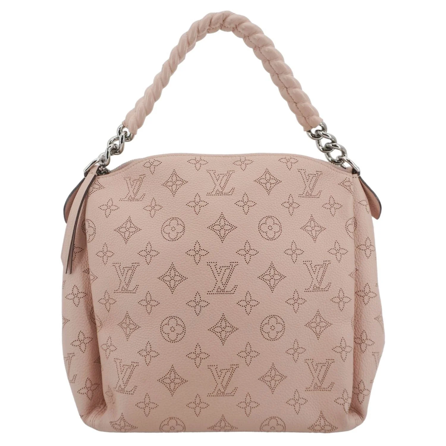 LOUIS VUITTON Babylone BB Mahina Leather Chain Shoulder Bag Magnolia - Image 3
