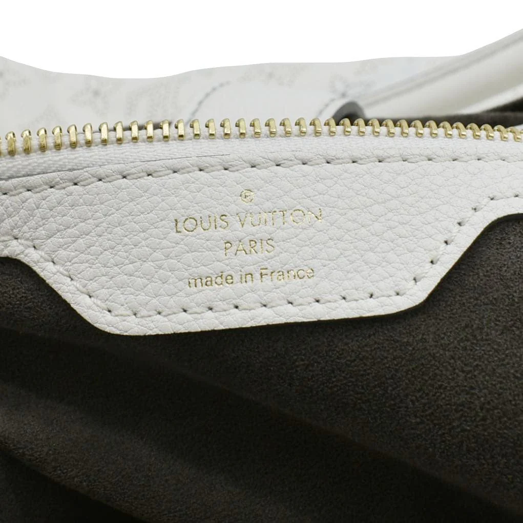 LOUIS VUITTON Solar Large Mahina Leather Hobo Bag White - Image 13