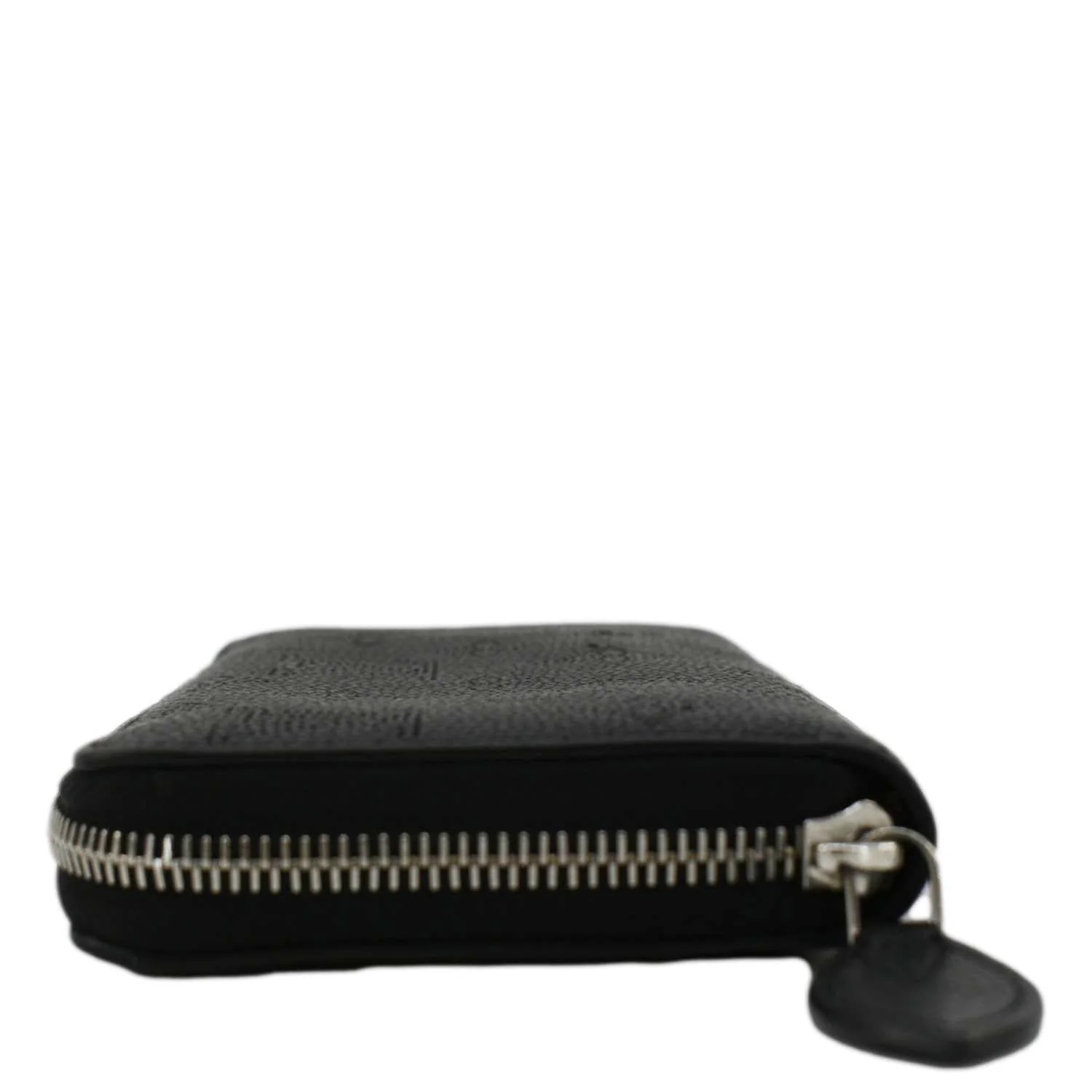 LOUIS VUITTON Mahina Leather Zippy Wallet Galet Black - Image 8