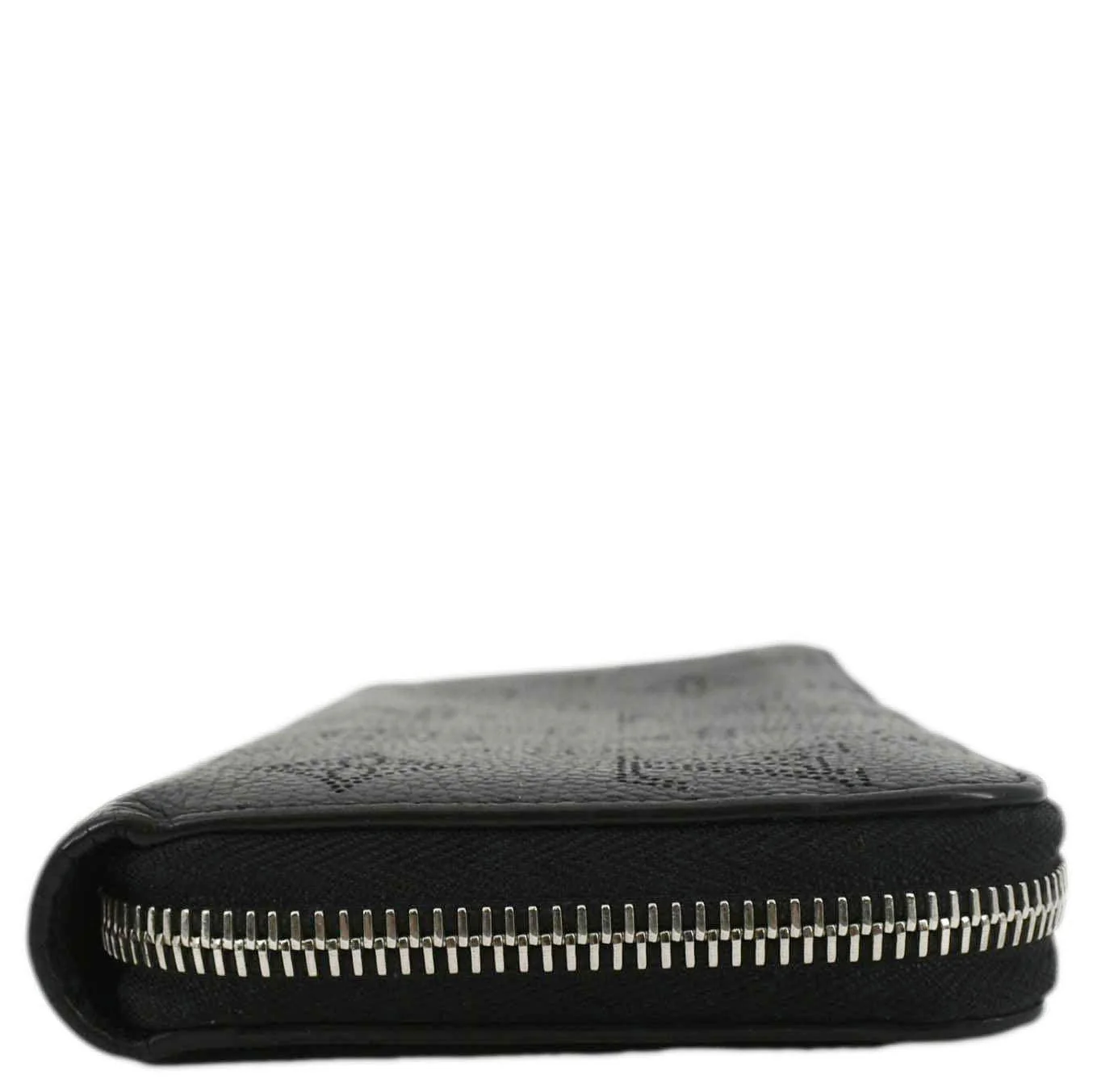 LOUIS VUITTON Mahina Leather Zippy Wallet Galet Black - Image 9