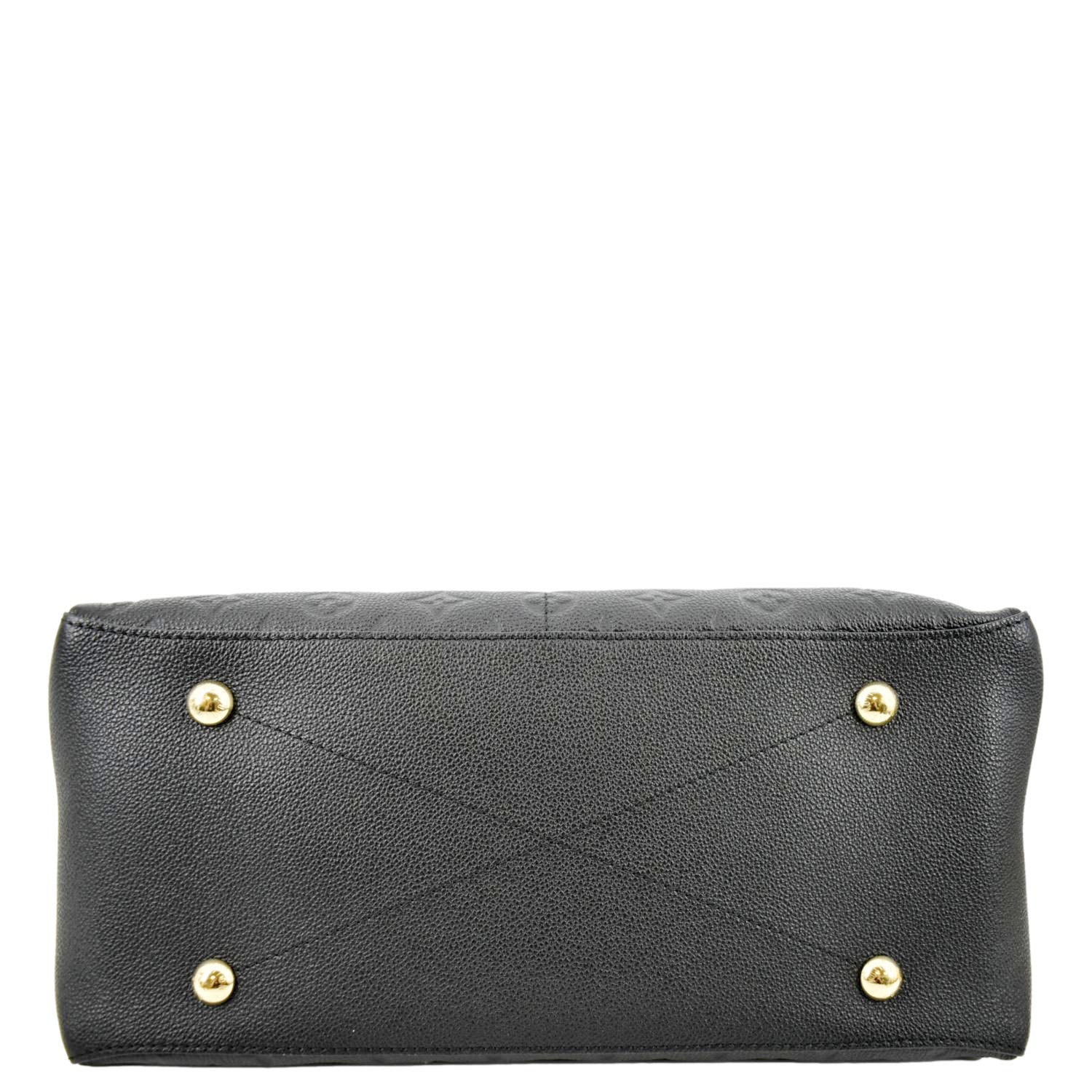 LOUIS VUITTON Maida Monogram Empreinte Leather Hobo Shoulder Bag Black - Image 9