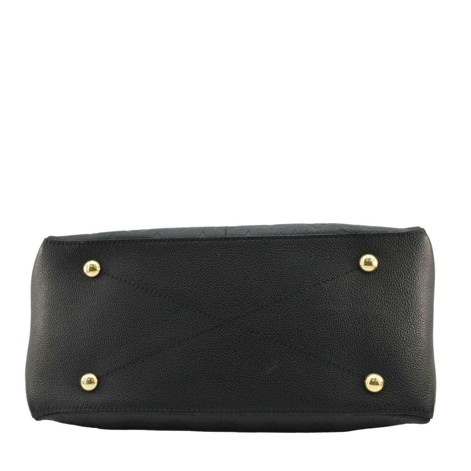 LOUIS VUITTON Maida Monogram Empreinte Leather Hobo Shoulder Bag Black - Image 11