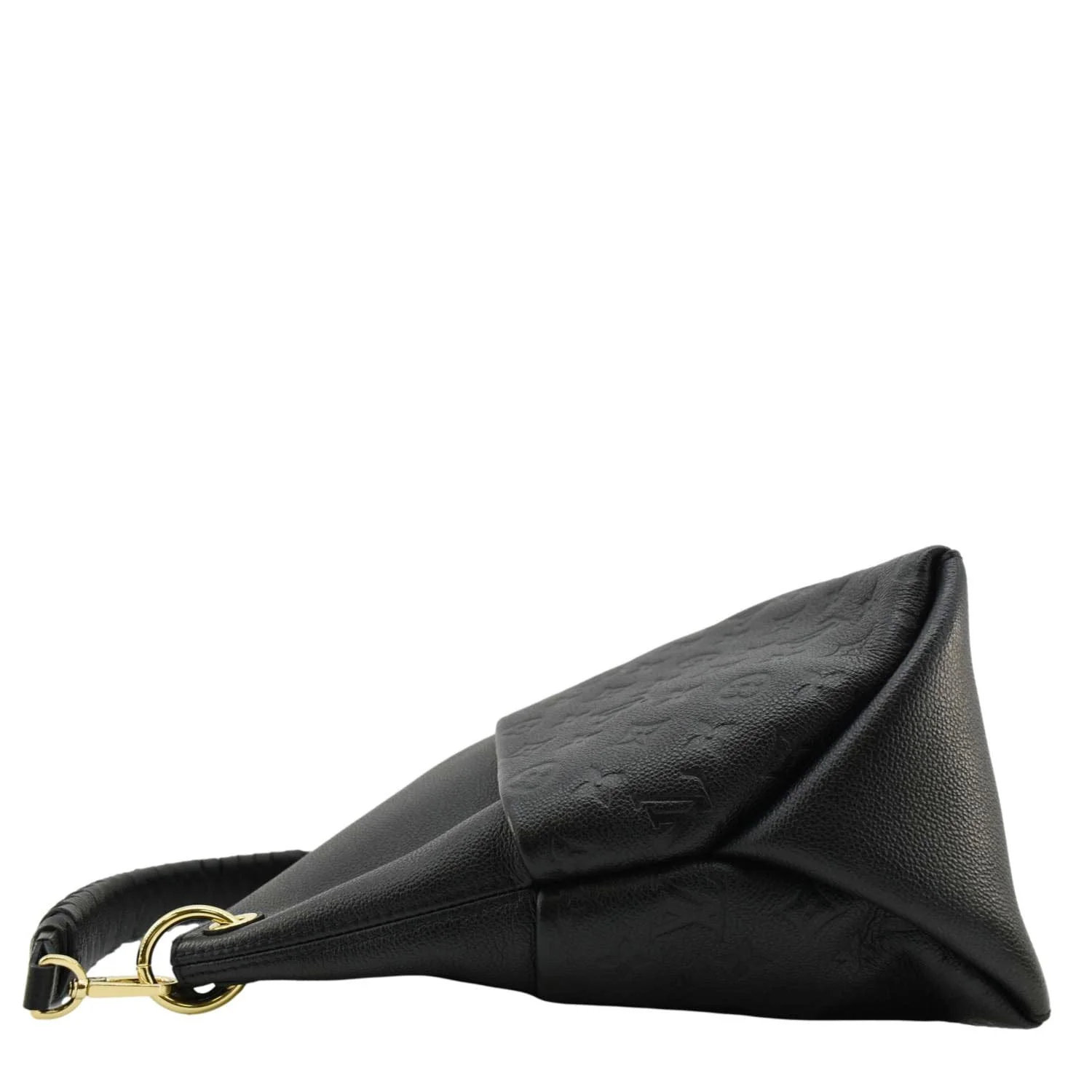 LOUIS VUITTON Maida Monogram Empreinte Leather Hobo Shoulder Bag Black - Image 9