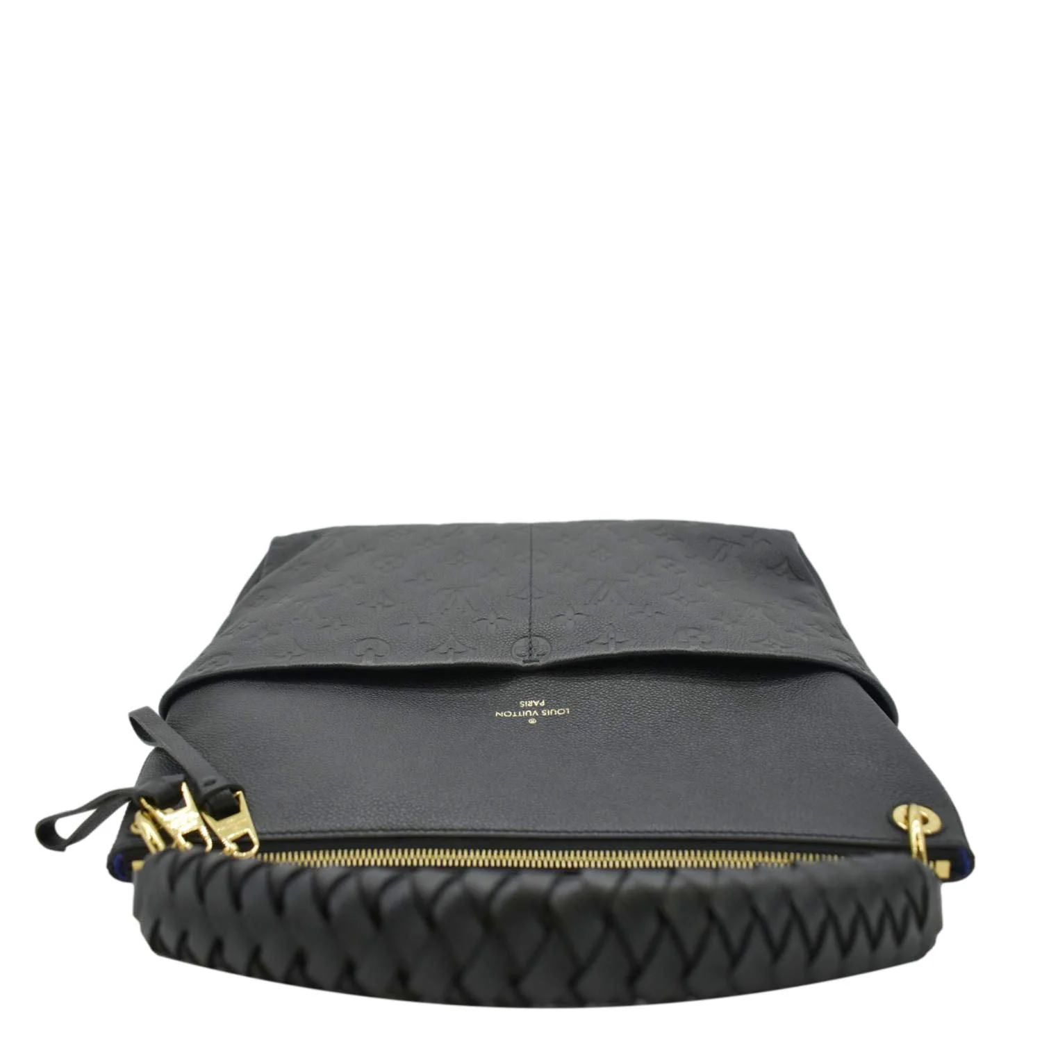 LOUIS VUITTON Maida Monogram Empreinte Leather Hobo Shoulder Bag Black - Image 5