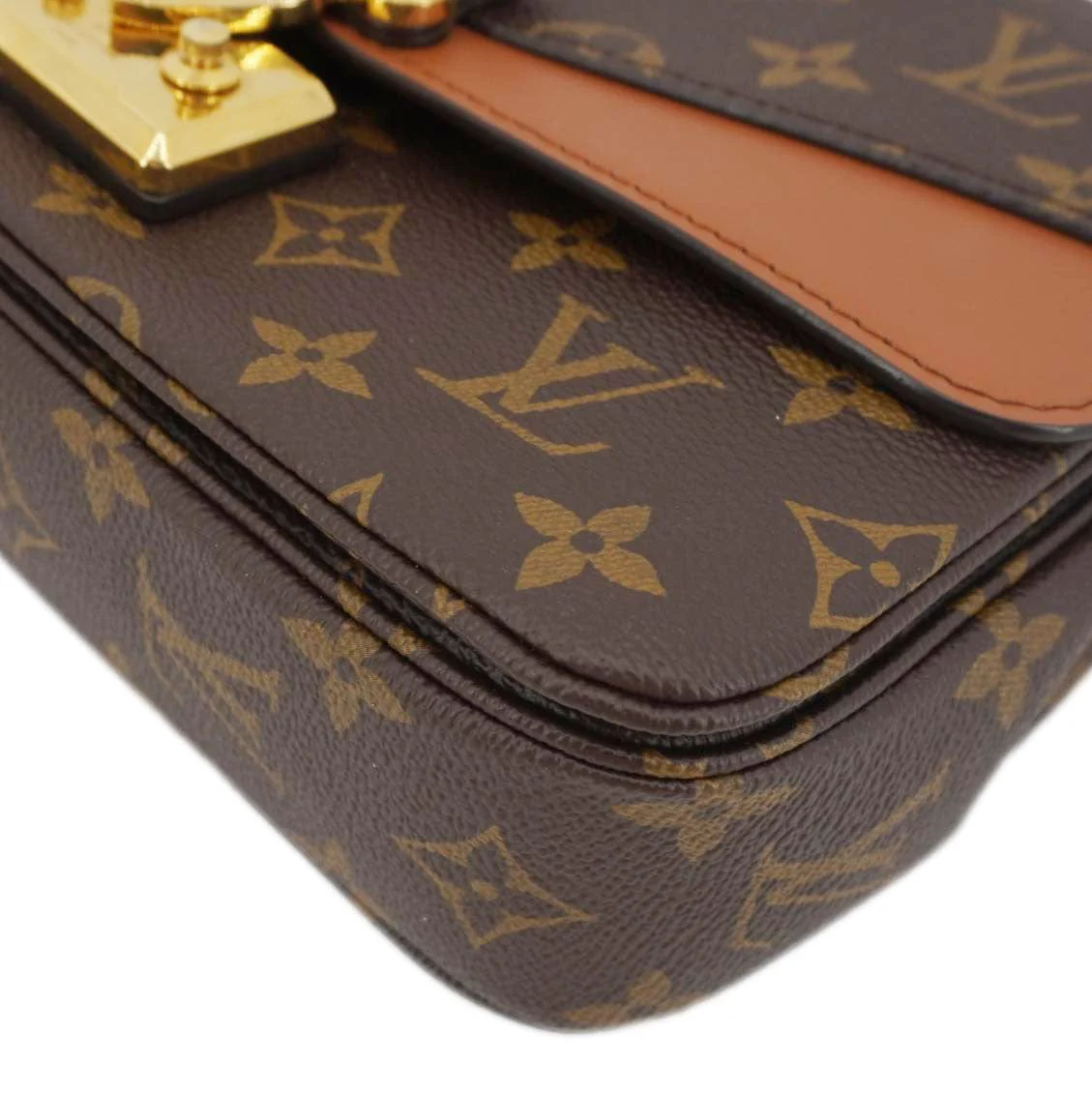 LOUIS VUITTON Marceau Monogram Canvas Shoulder Bag Brown - Image 10
