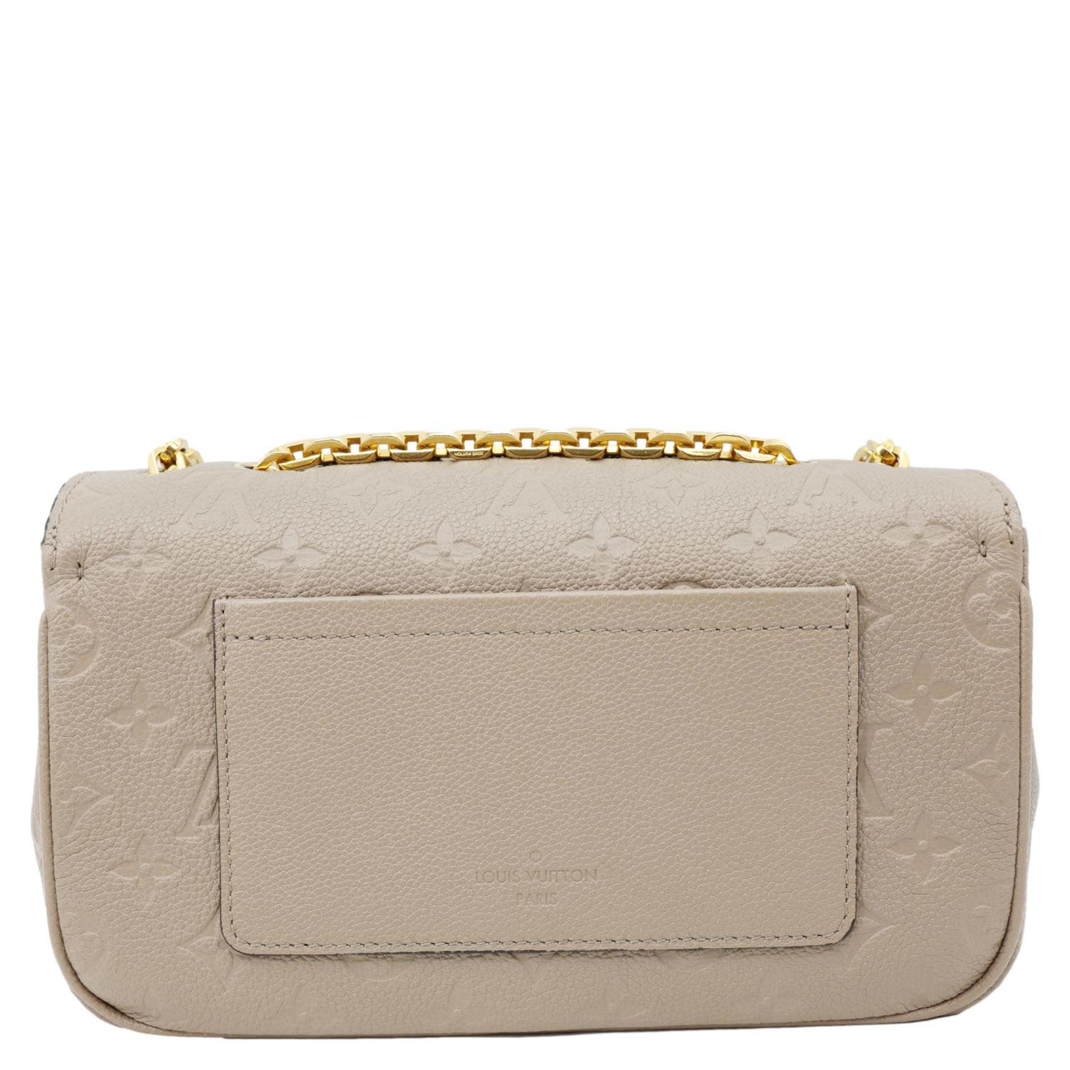 LOUIS VUITTON Marceau PM Monogram Empreinte Leather Shoulder Bag Beige - Image 4