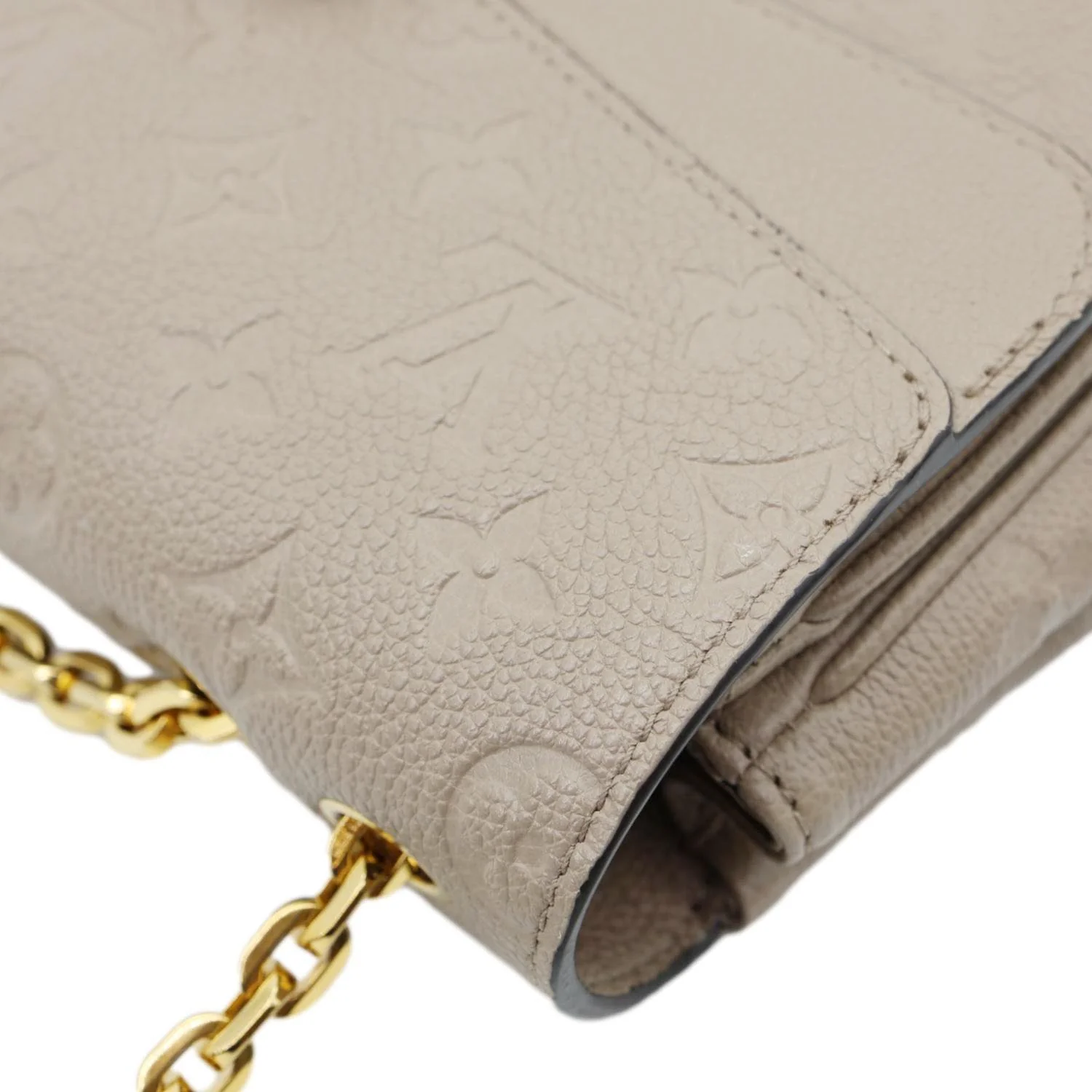 LOUIS VUITTON Marceau PM Monogram Empreinte Leather Shoulder Bag Beige - Image 7