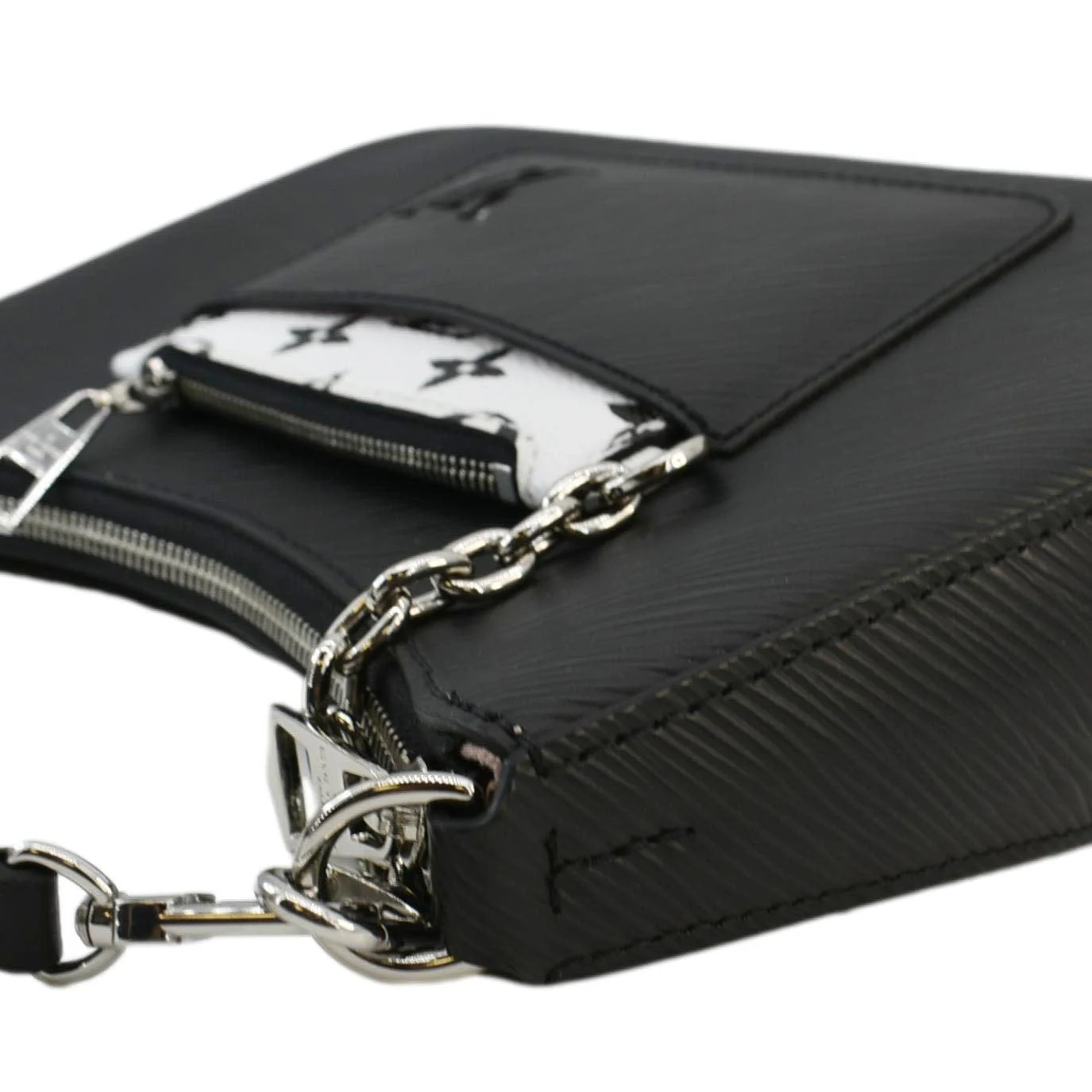 LOUIS VUITTON Marelle Epi Leather Shoulder Bag Black - Image 7