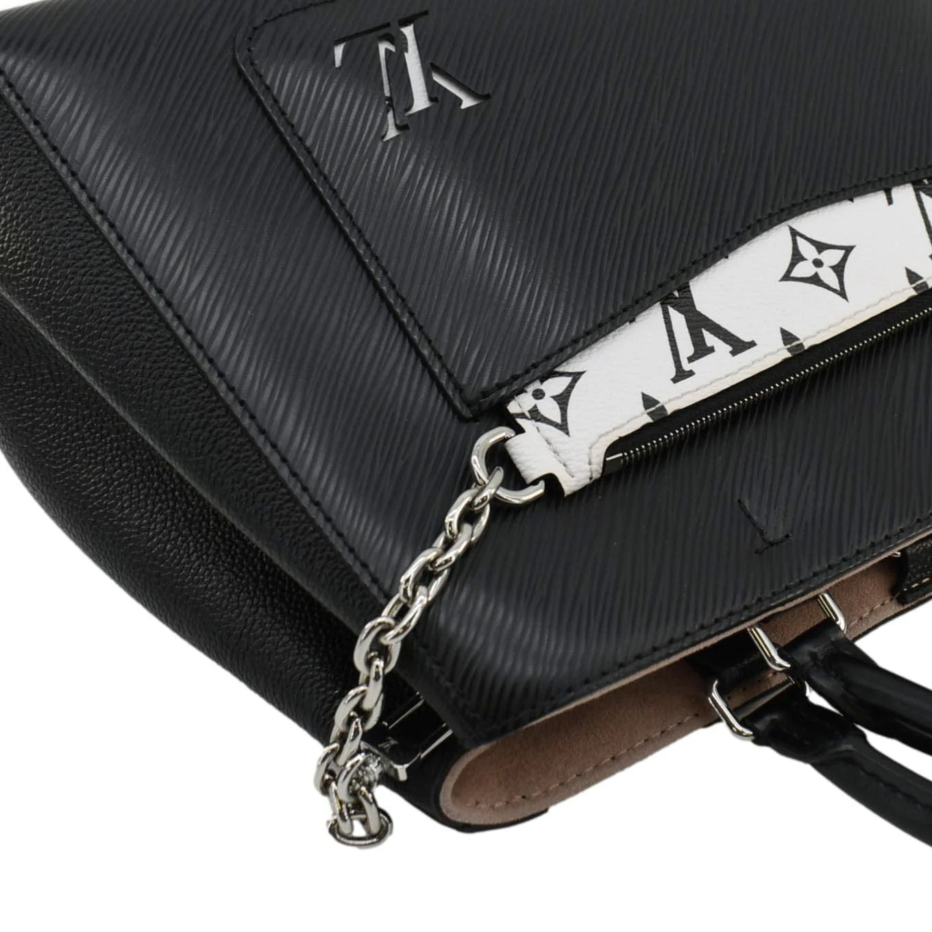 LOUIS VUITTON Marelle MM Epi Leather Tote Shoulder Bag Black - Image 6