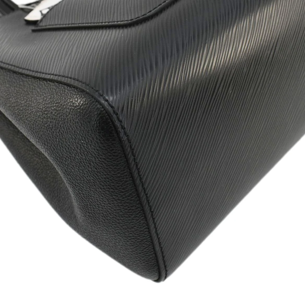 LOUIS VUITTON Marelle MM Epi Leather Tote Shoulder Bag Black - Image 9