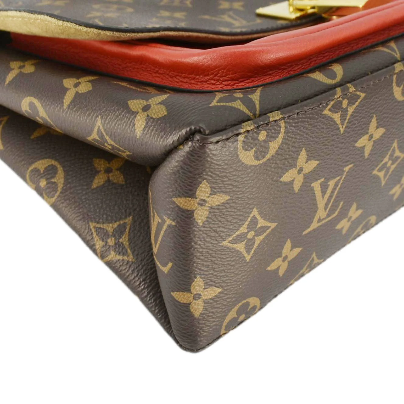 LOUIS VUITTON Marignan Monogram Canvas Shoulder Bag Coquelicot - Image 10