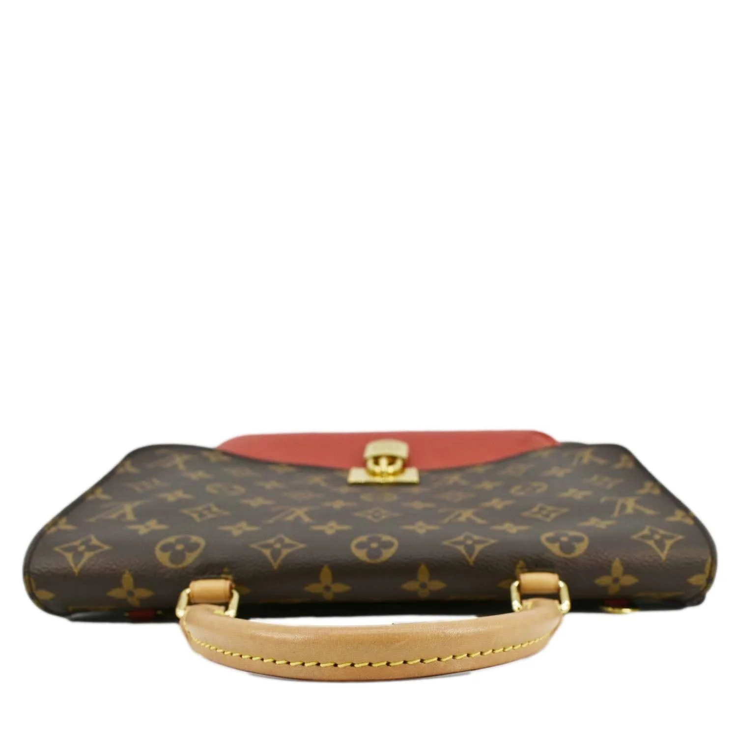 LOUIS VUITTON Marignan Monogram Canvas Shoulder Bag Coquelicot - Image 5