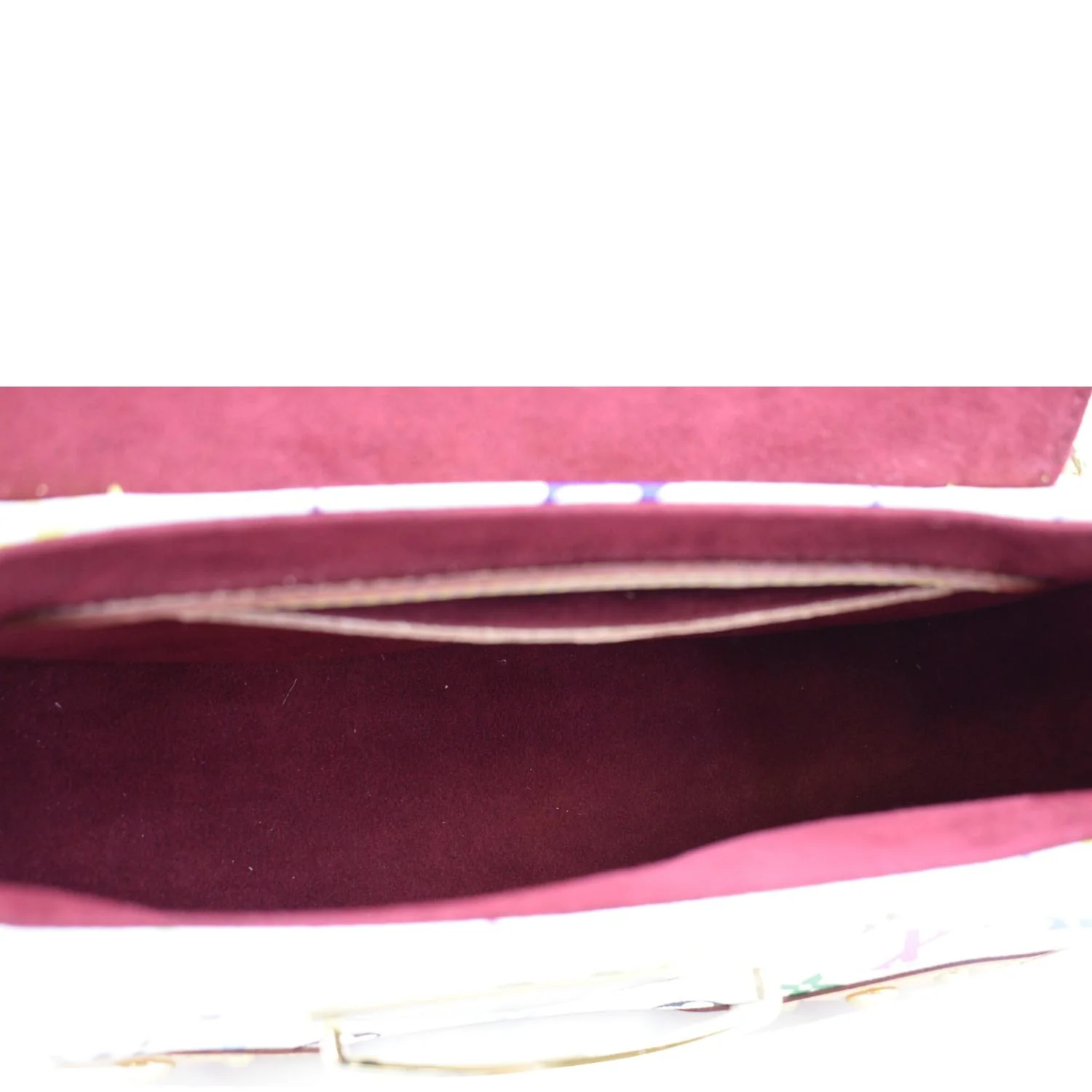 LOUIS VUITTON Marilyn Monogram Multicolor Satchel Bag White - Image 11