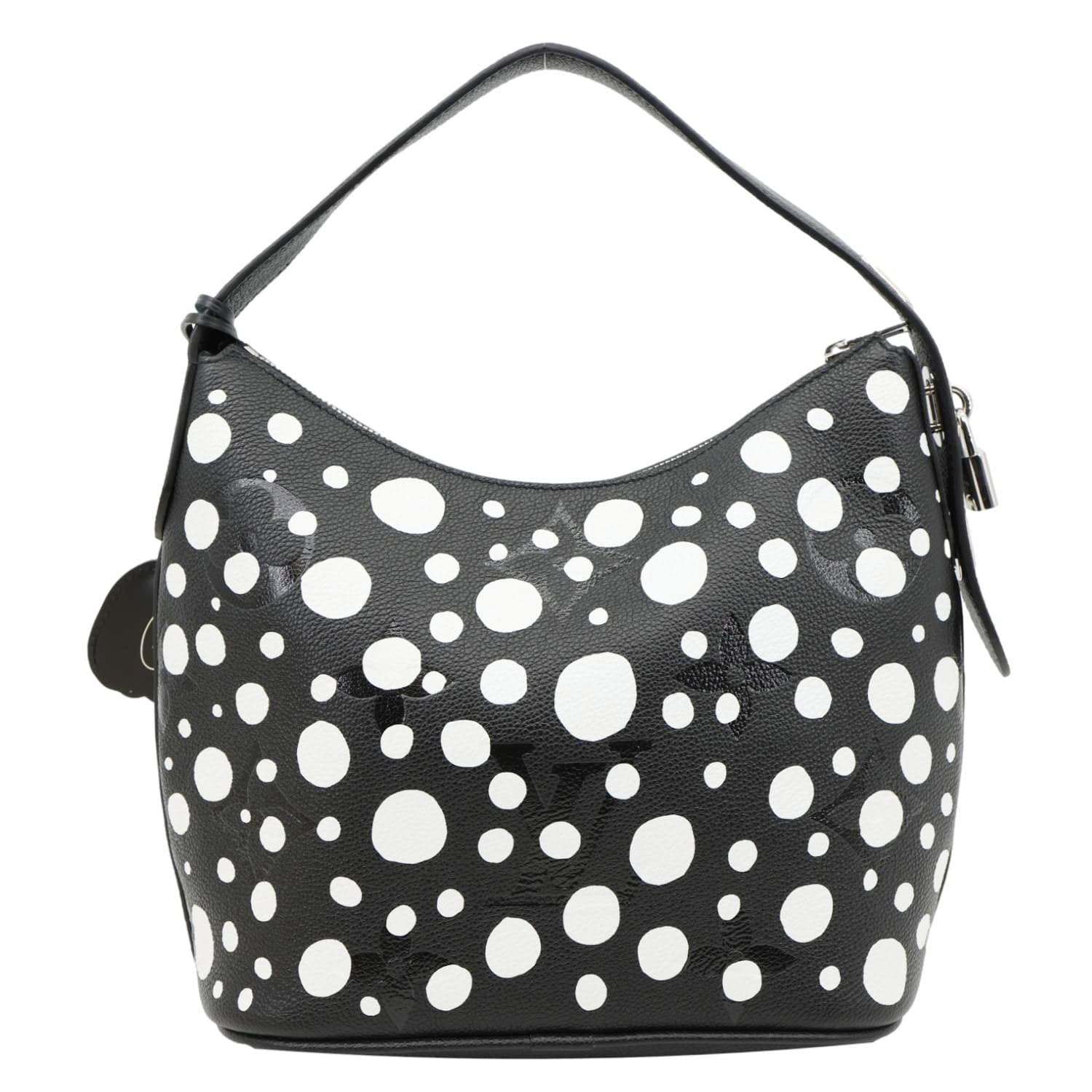LOUIS VUITTON x YK Marshmallow Empreinte Leather Hobo Bag Black - Image 4