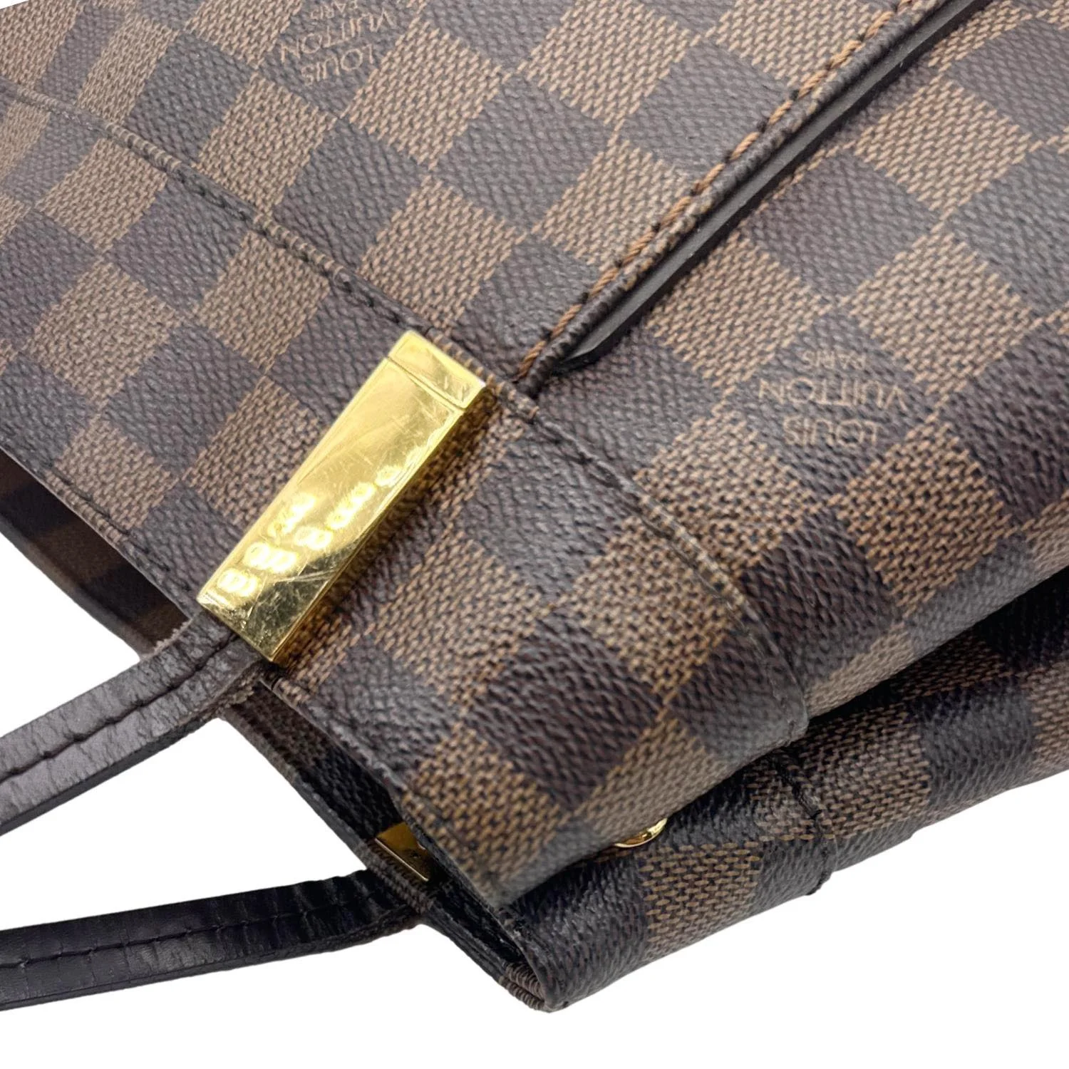 LOUIS VUITTON Marylebone GM Damier Ebene Shoulder Bag Brown - Image 7