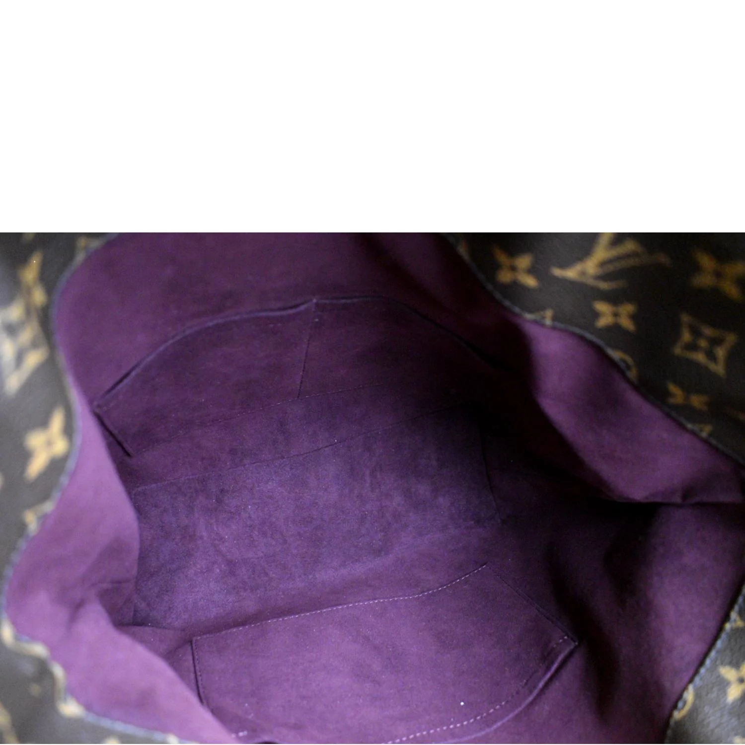 LOUIS VUITTON Melie Monogram Canvas Hobo Bag Brown - Image 10