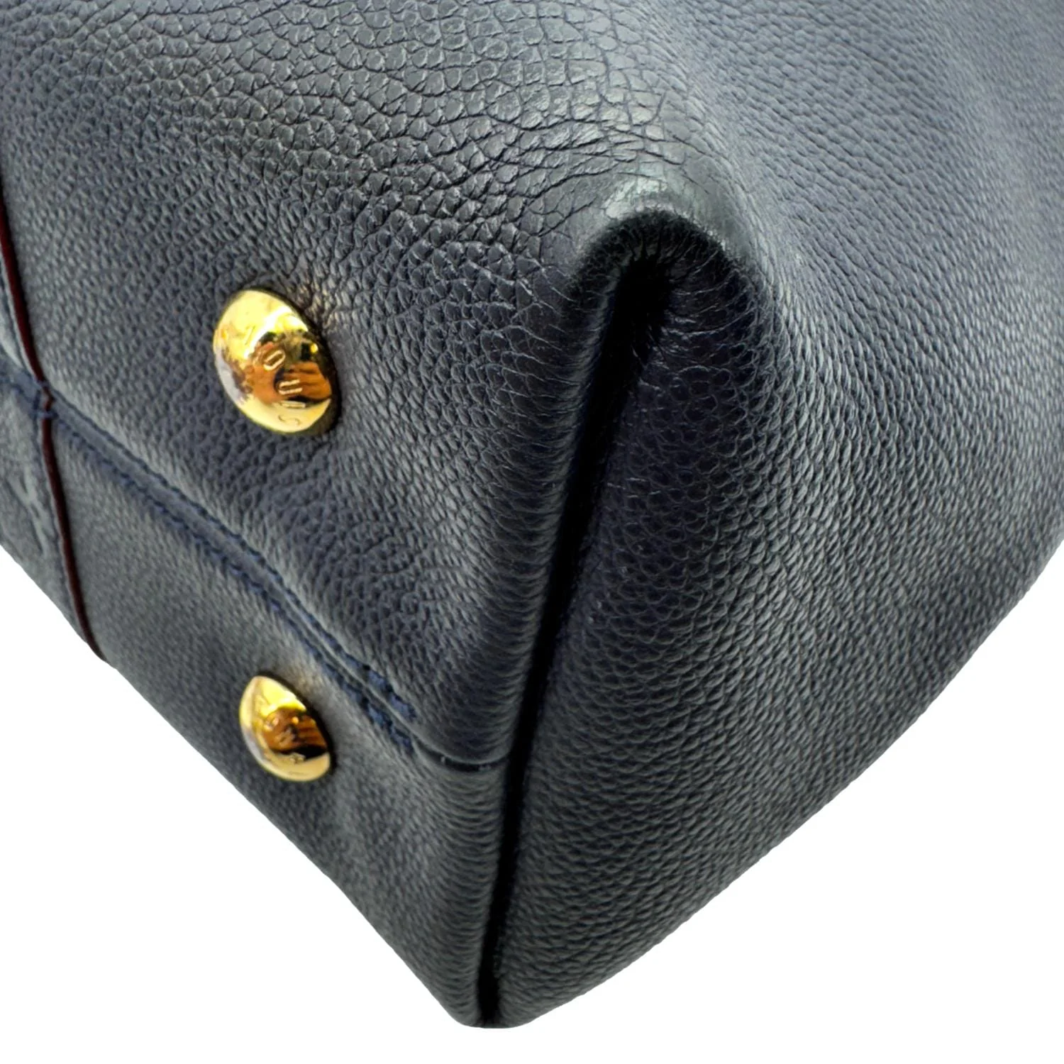 LOUIS VUITTON Melie Empreinte Leather Hobo Shoulder Bag Marine Rouge - Image 12