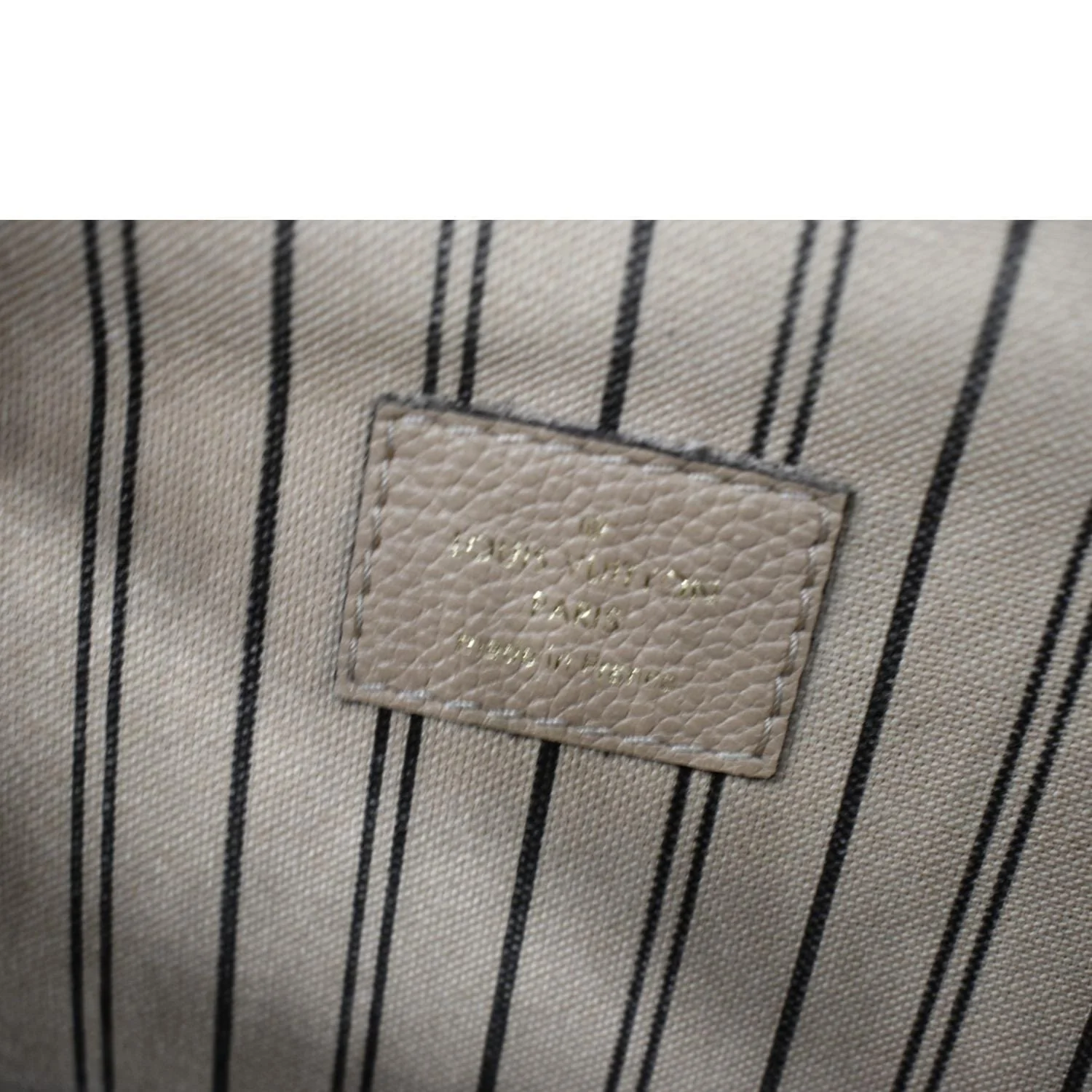 LOUIS VUITTON Metis Pochette Empreinte Leather Crossbody Bag Beige - Image 16