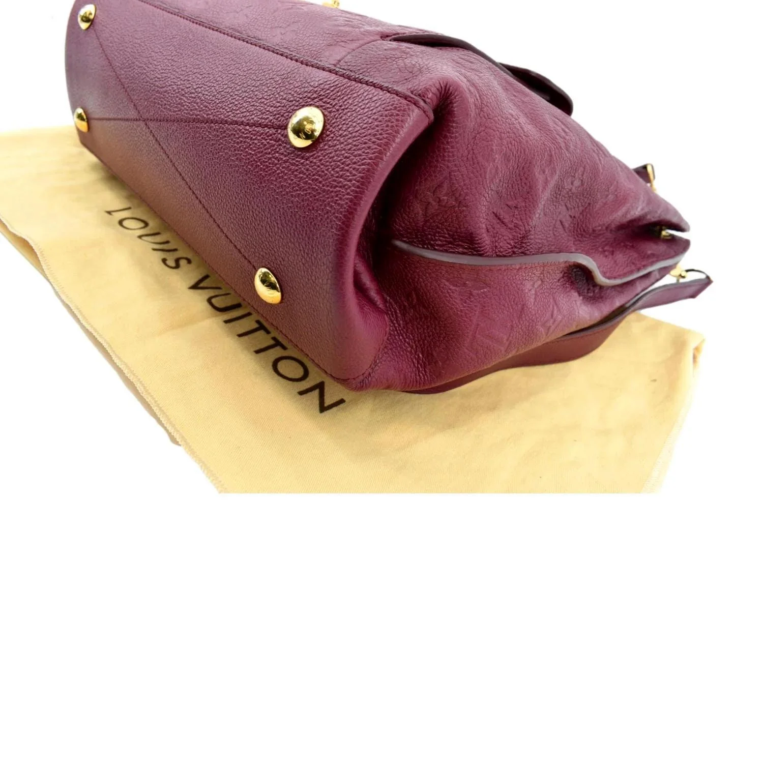 LOUIS VUITTON Metis Hobo Monogram Empreinte Shoulder Bag Maroon - Image 7
