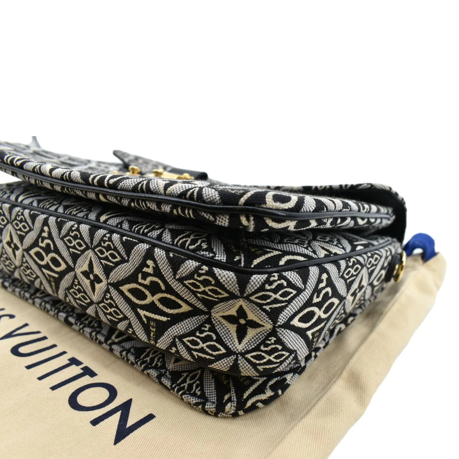 LOUIS VUITTON Metis Pochette Jacquard Since1854 Leather Top Handle Satchel Bag Grey - New Year Deals - Image 6