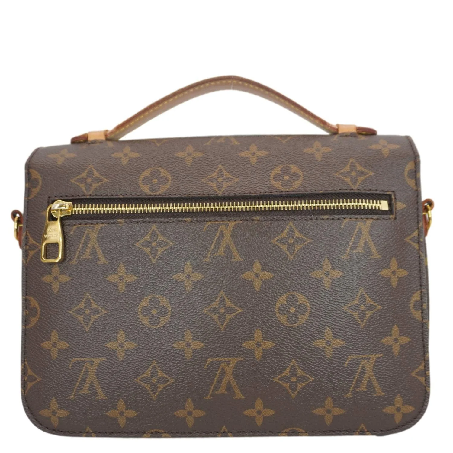 LOUIS VUITTON Metis Pochette Monogram Canvas Crossbody Bag Brown - Image 4