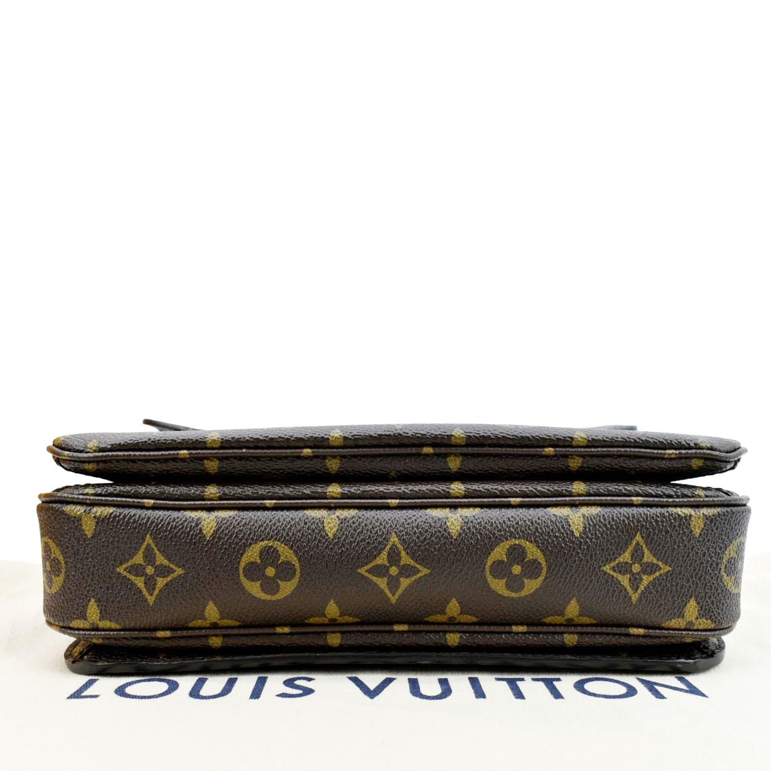LOUIS VUITTON Metis Pochette Monogram Canvas Crossbody Bag Brown - Image 11