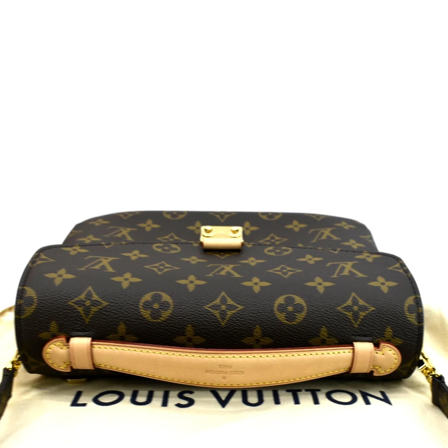 LOUIS VUITTON Metis Pochette Monogram Canvas Crossbody Bag Brown - Image 4