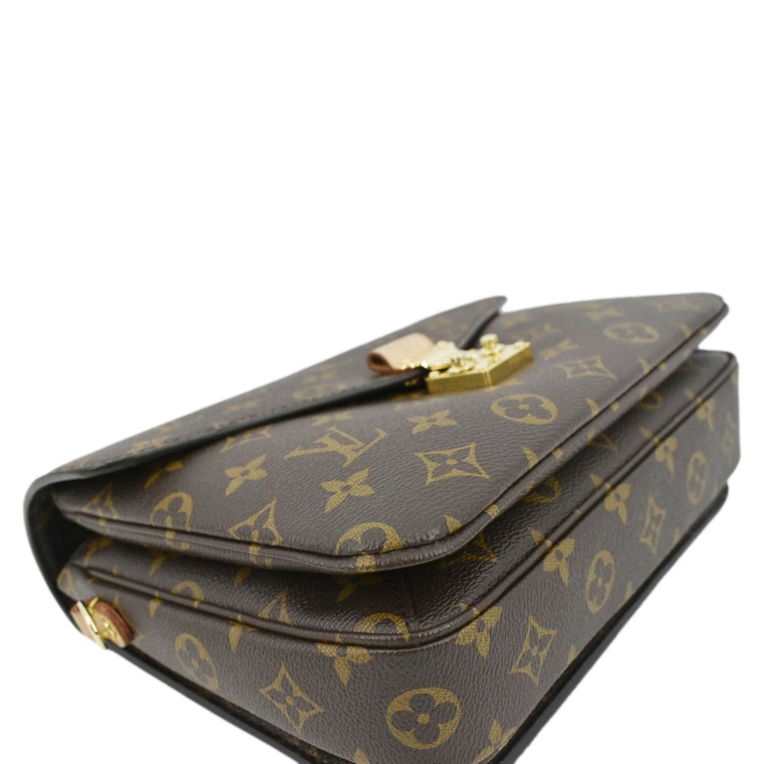 LOUIS VUITTON Metis Pochette Monogram Canvas Crossbody Bag Brown - Image 8