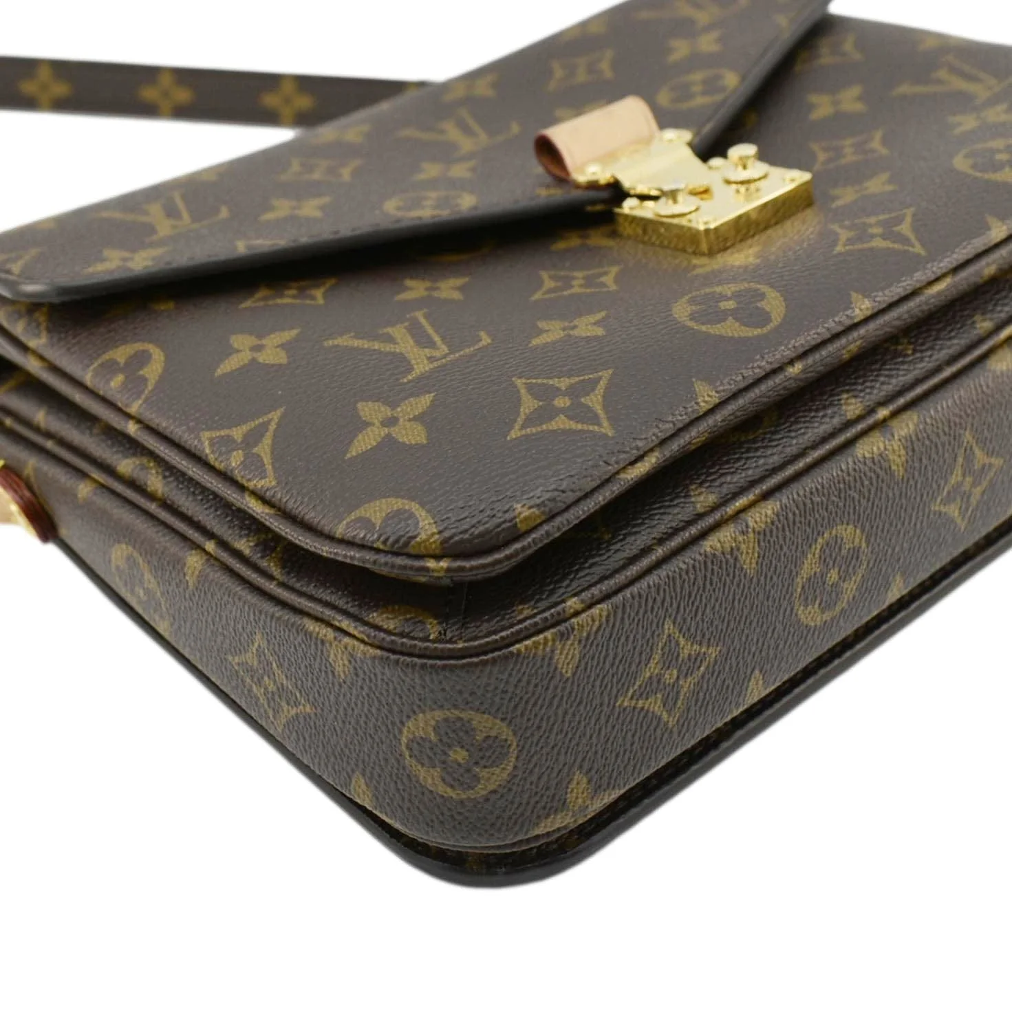 LOUIS VUITTON Metis Pochette Monogram Canvas Crossbody Bag Brown - Image 8