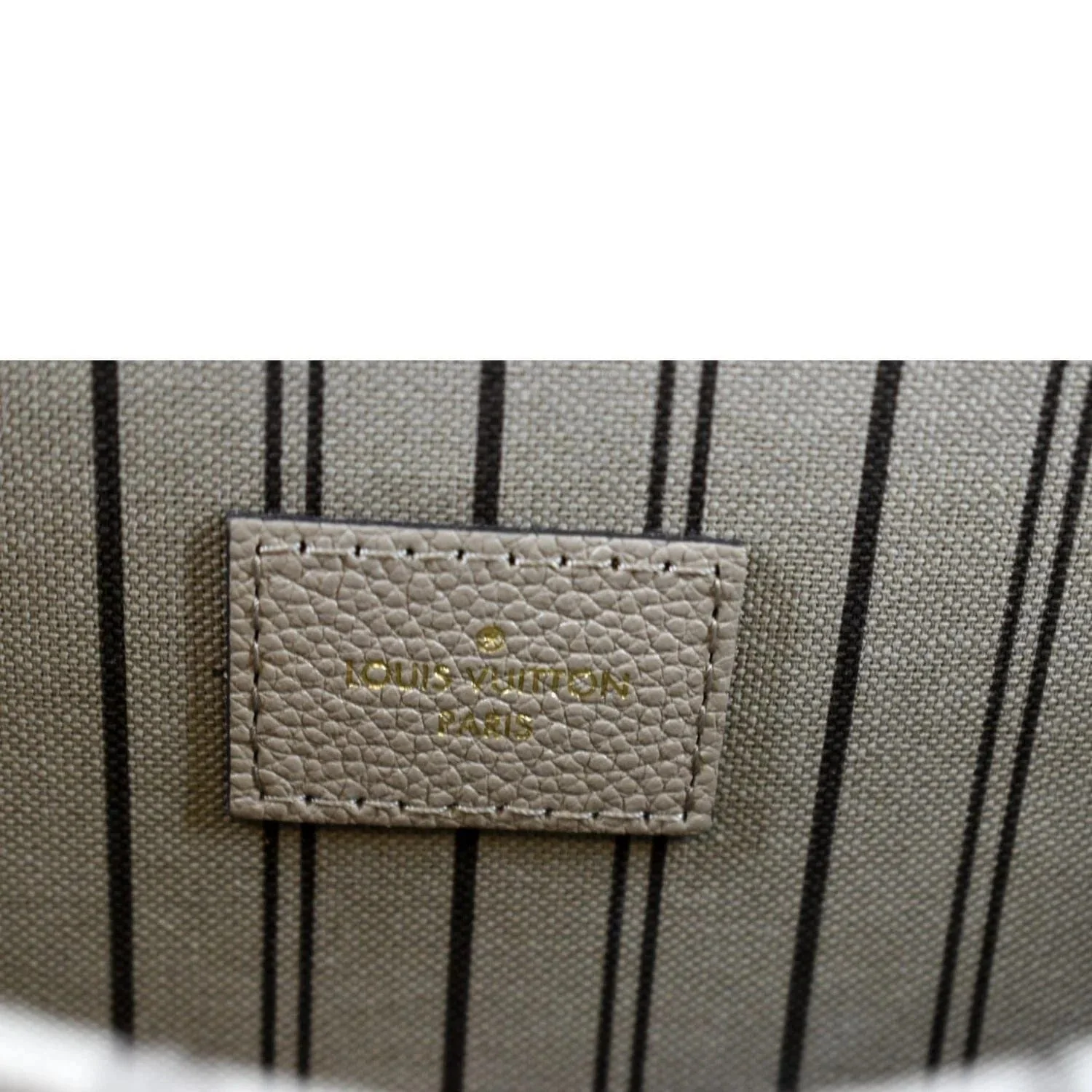 LOUIS VUITTON Metis Pochette Empreinte Leather Crossbody Bag Tourterelle - Image 12