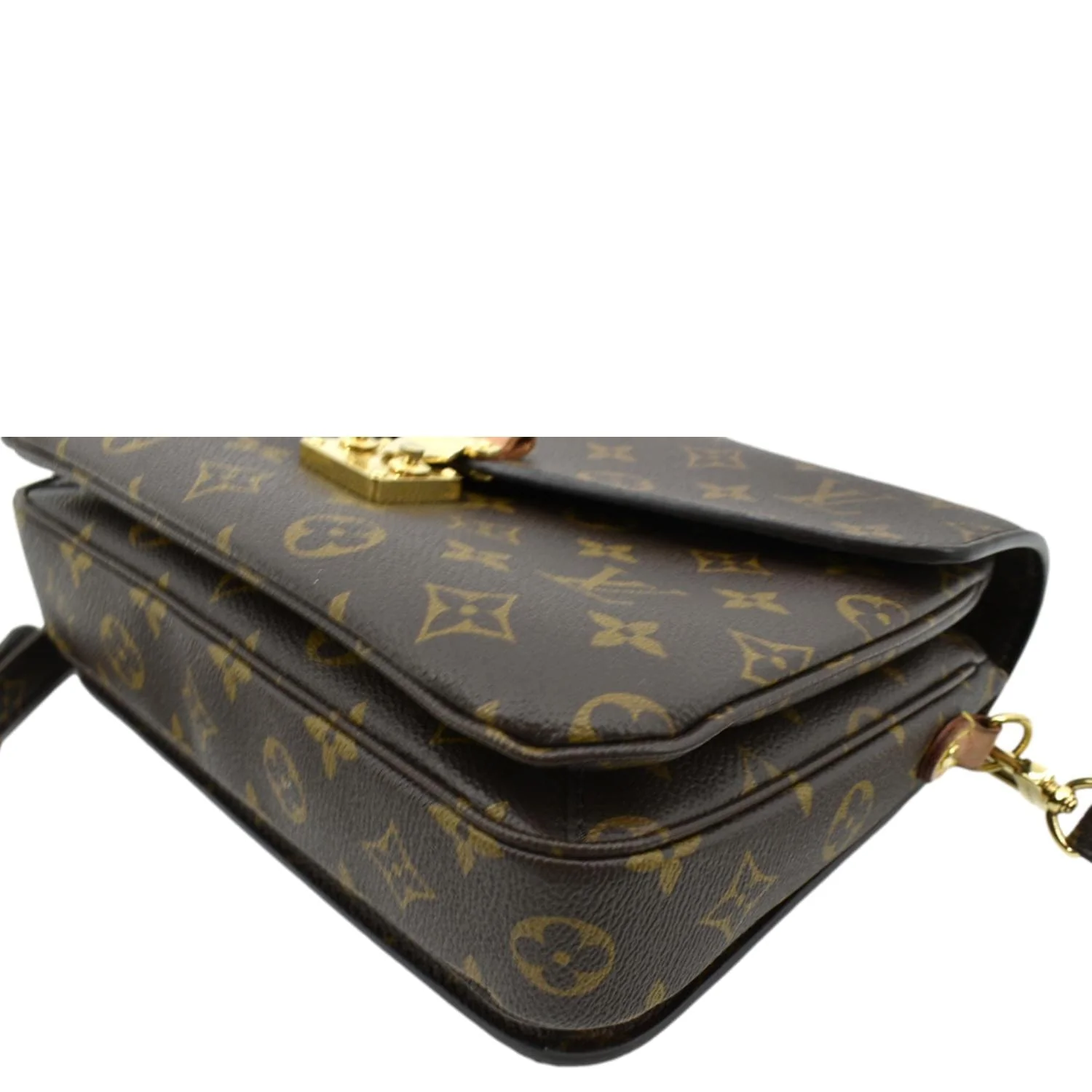 LOUIS VUITTON Metis Pochette Monogram Canvas Crossbody Bag Brown - Image 8