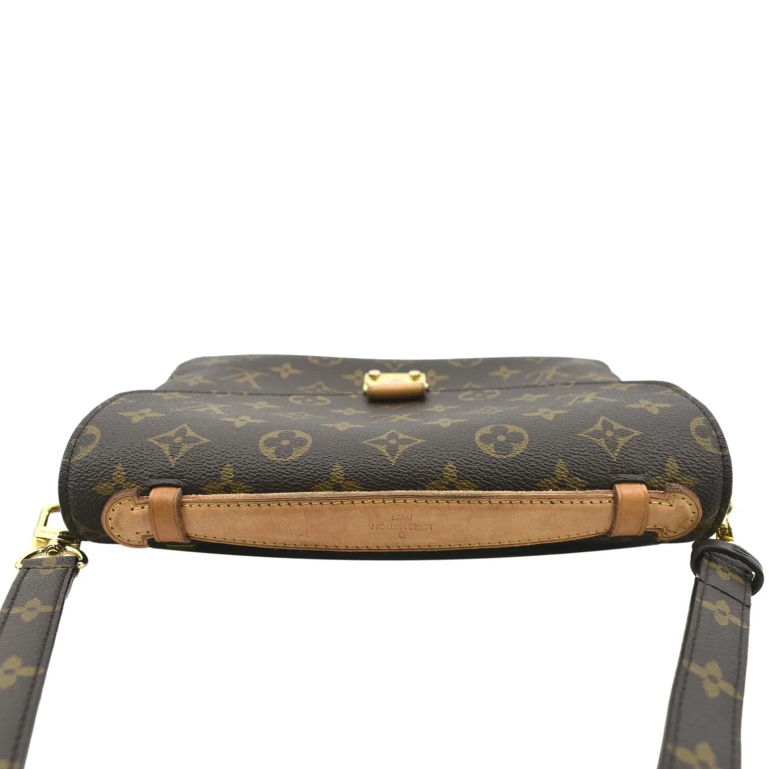 LOUIS VUITTON Metis Pochette Monogram Canvas Crossbody Bag Brown - Image 4
