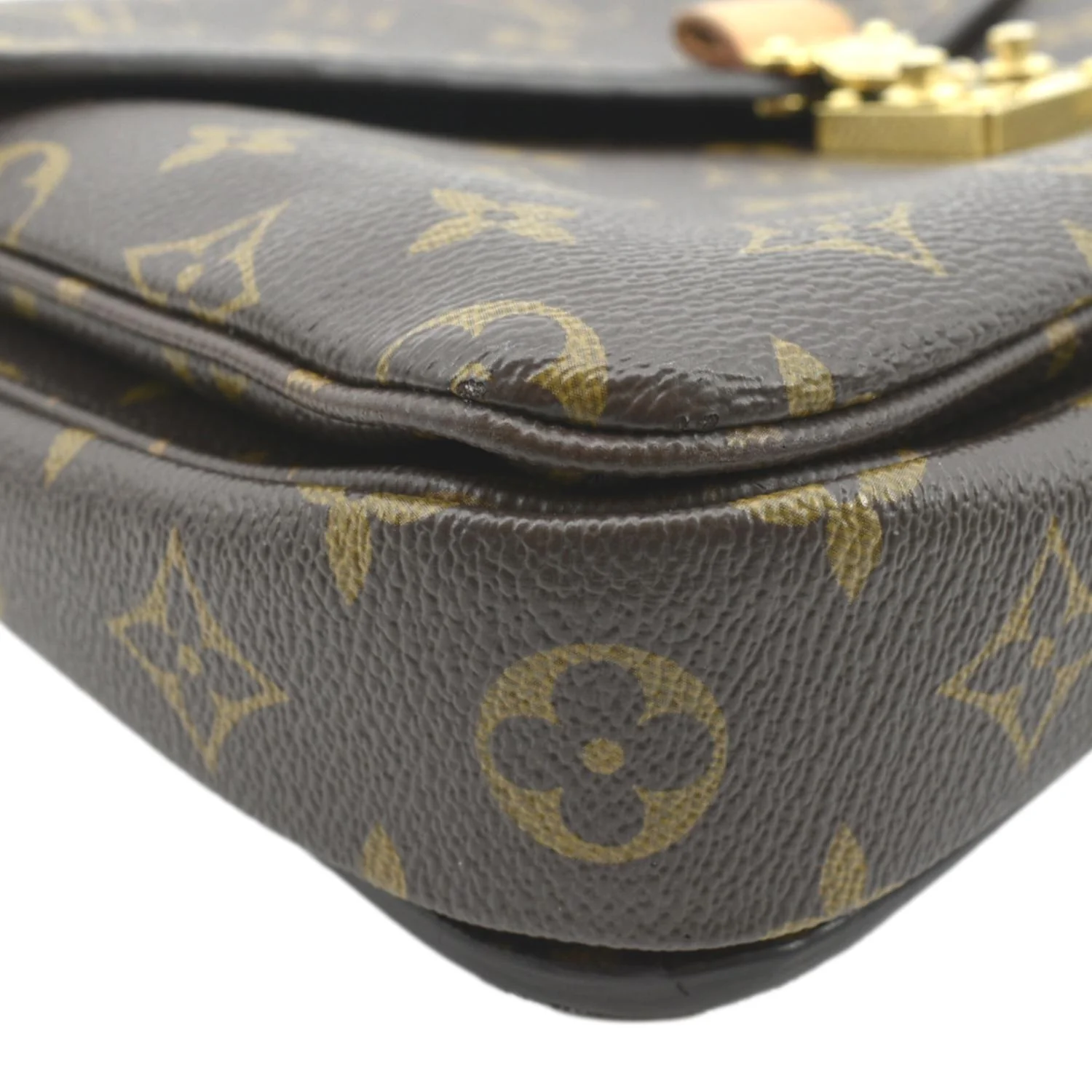 LOUIS VUITTON Metis Pochette Monogram Canvas Crossbody Bag Brown - Image 8