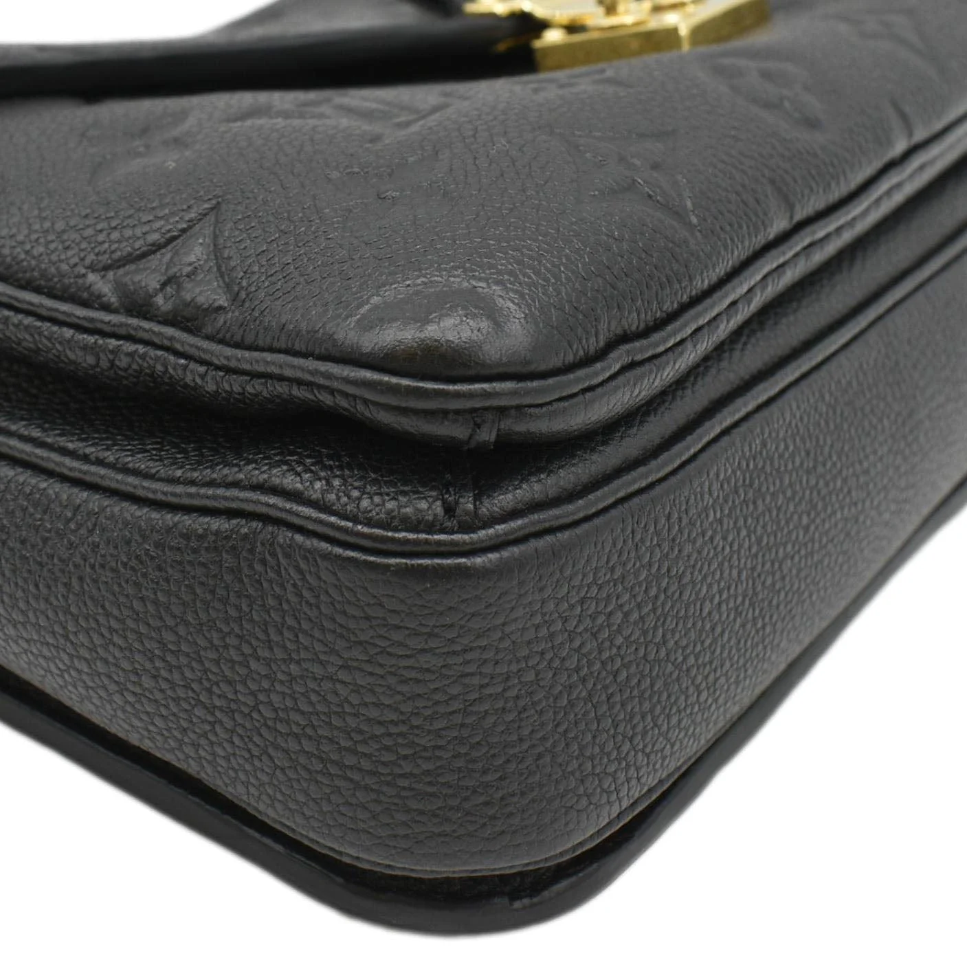 LOUIS VUITTON Metis Pochette Empreinte Leather Crossbody Bag Black - Image 9