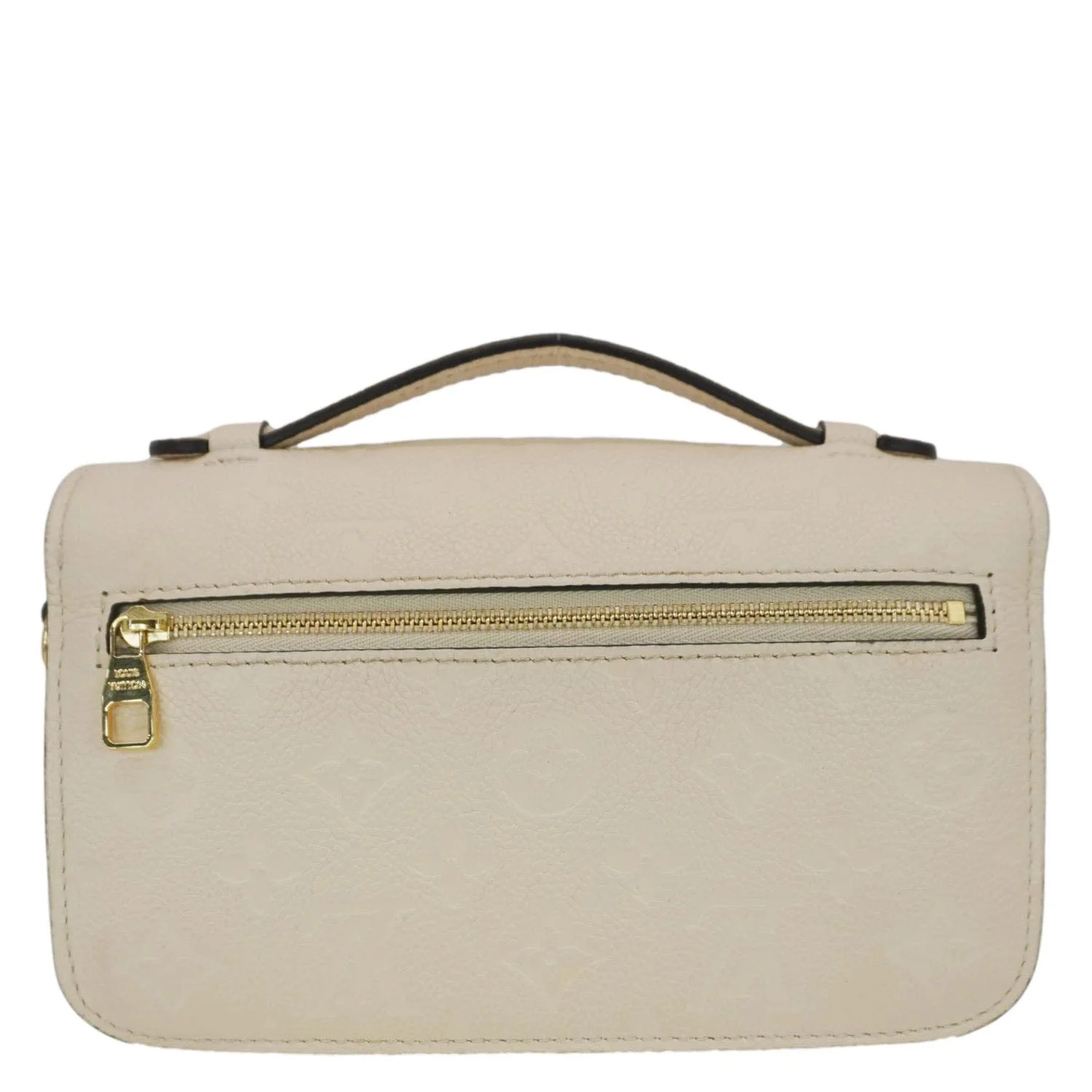 LOUIS VUITTON Metis East West Pochette Empreinte Leather Crossbody Bag Cream - Image 4