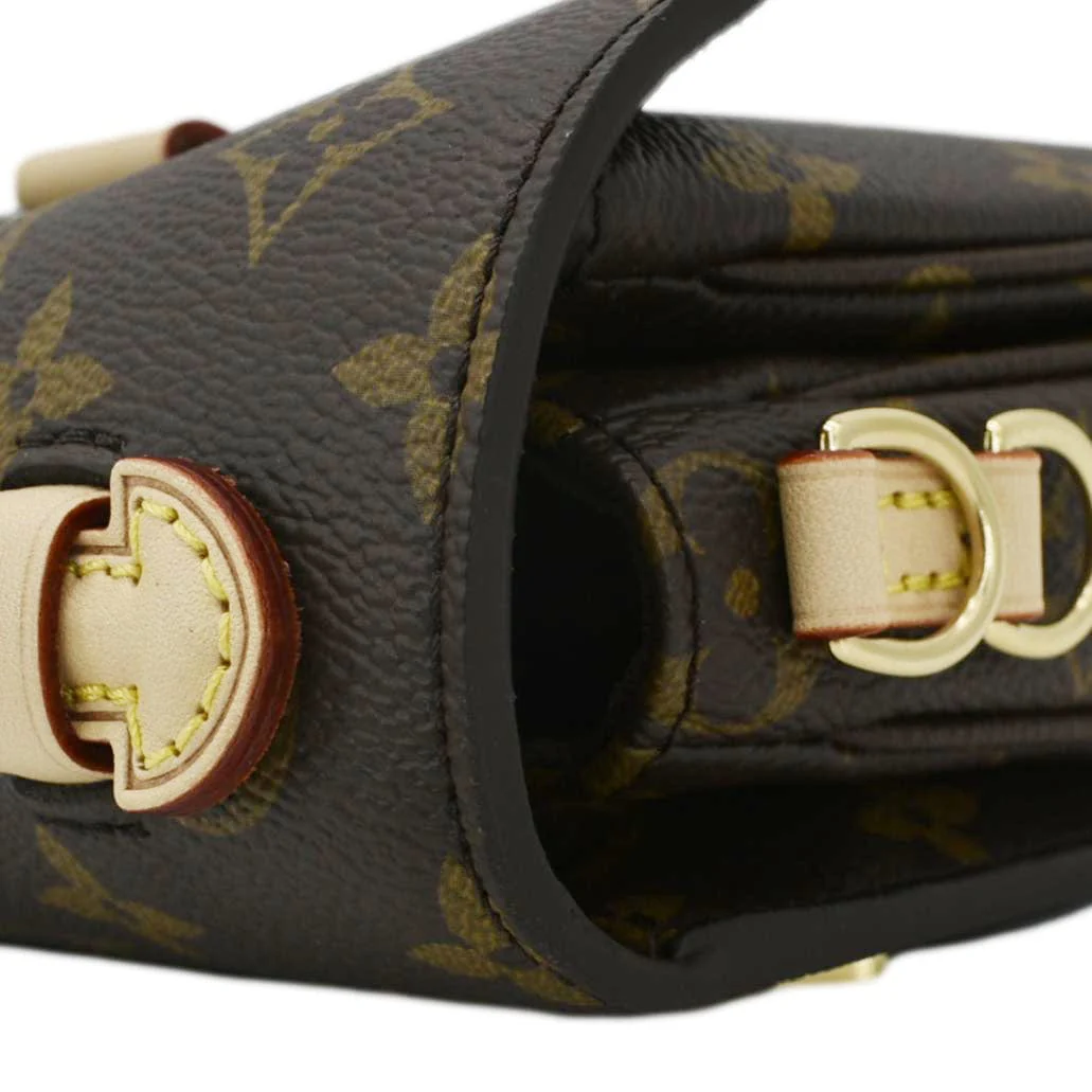 LOUIS VUITTON Metis East West Pochette Monogram Canvas Shoulder Bag Brown - Image 7