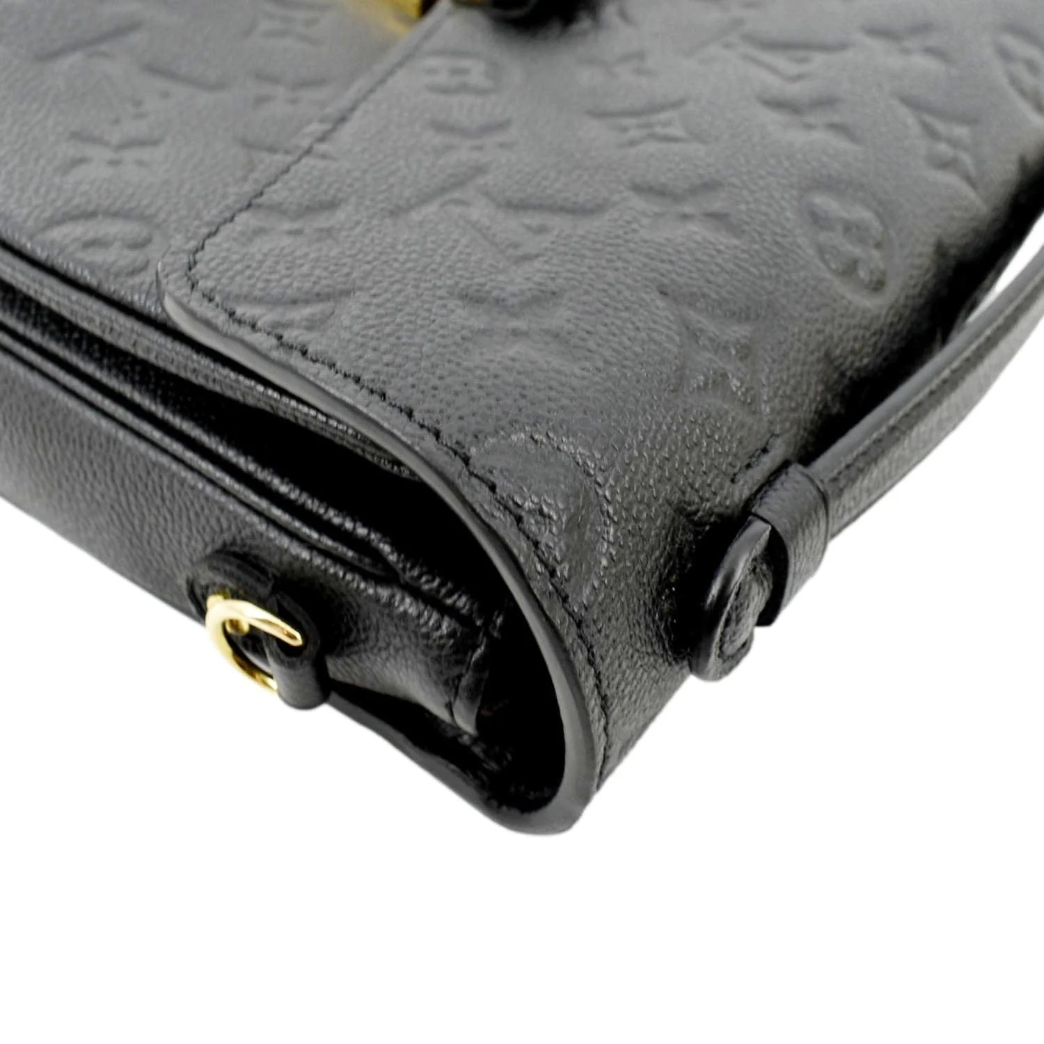 LOUIS VUITTON Metis Pochette Empreinte Leather Crossbody Bag Black - Image 6
