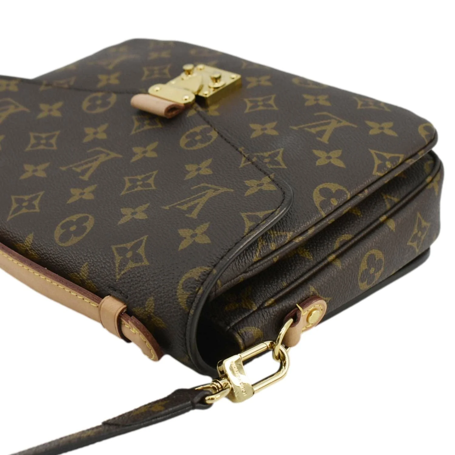 LOUIS VUITTON Metis Pochette Monogram Canvas Crossbody Bag Brown - Image 6