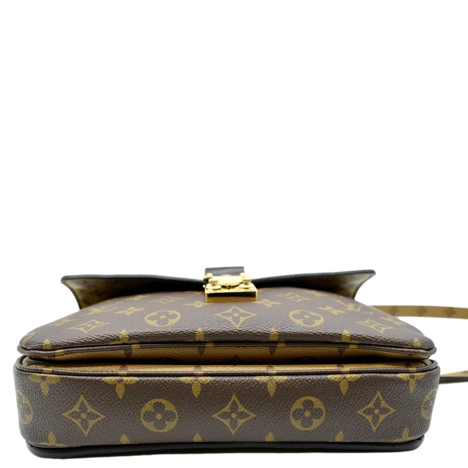 LOUIS VUITTON Metis Pochette Reverse Monogram Canvas Crossbody Bag Brown - Image 9