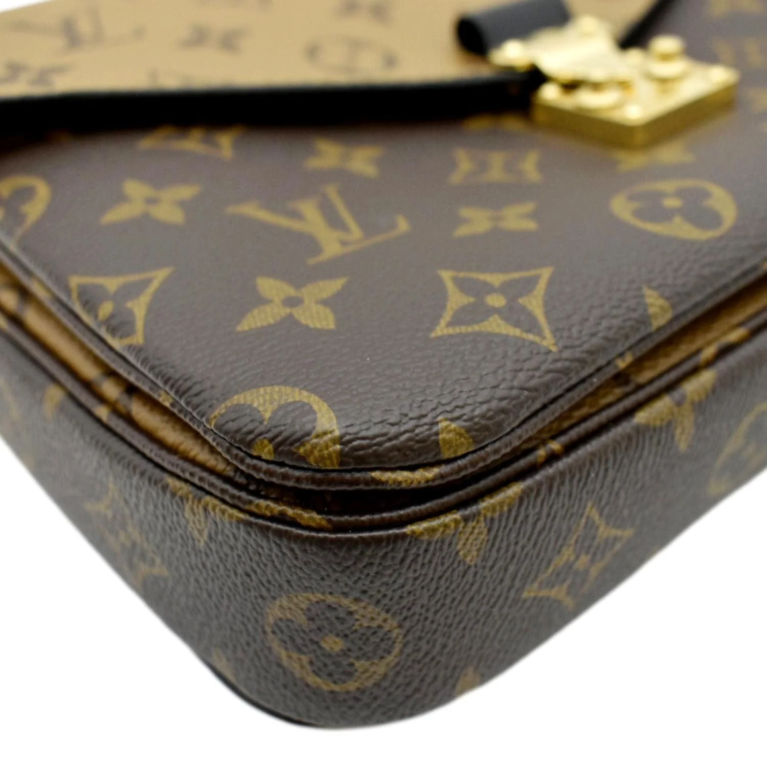 LOUIS VUITTON Metis Pochette Reverse Monogram Canvas Crossbody Bag Brown - Image 8