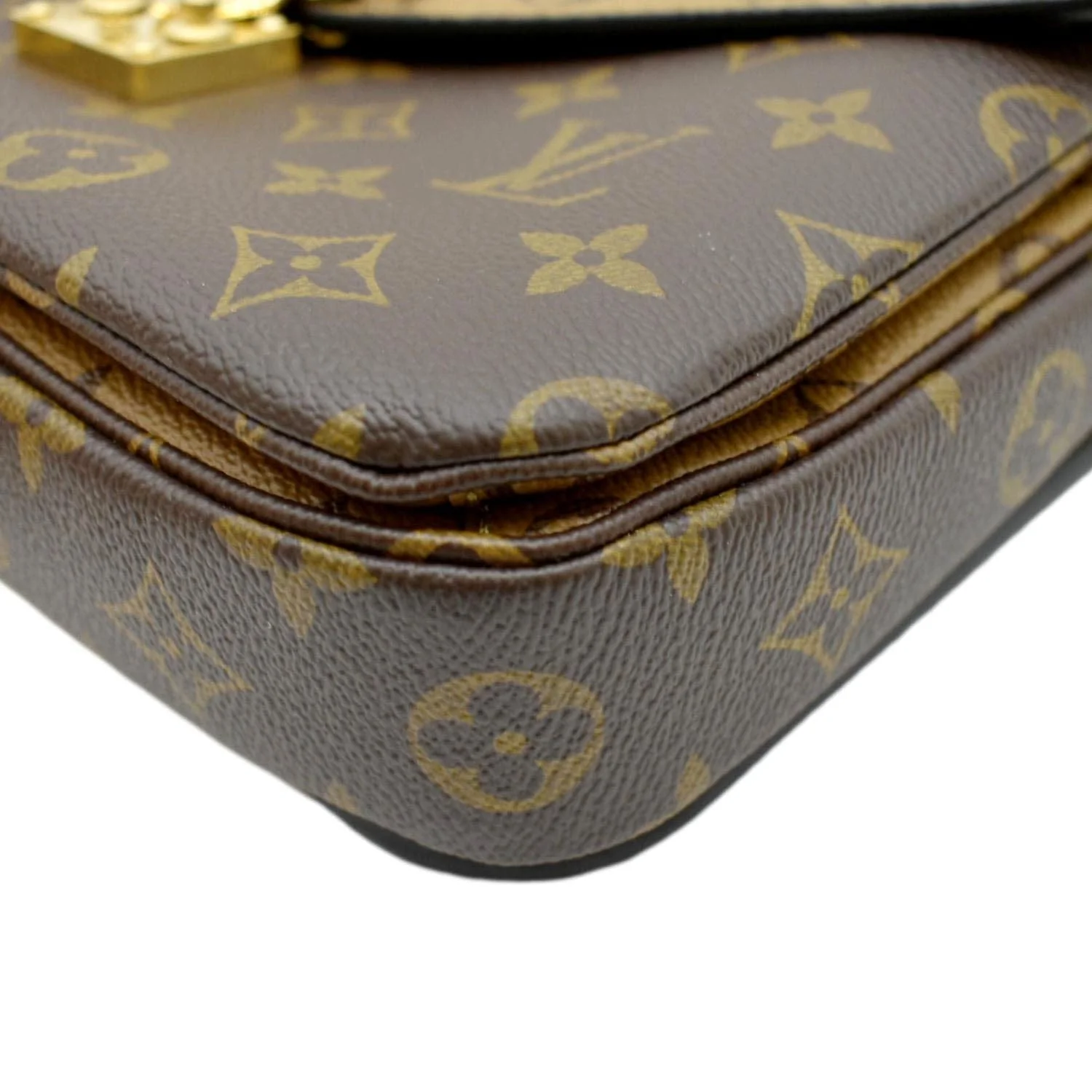 LOUIS VUITTON Metis Pochette Reverse Monogram Canvas Crossbody Bag Brown - Image 9