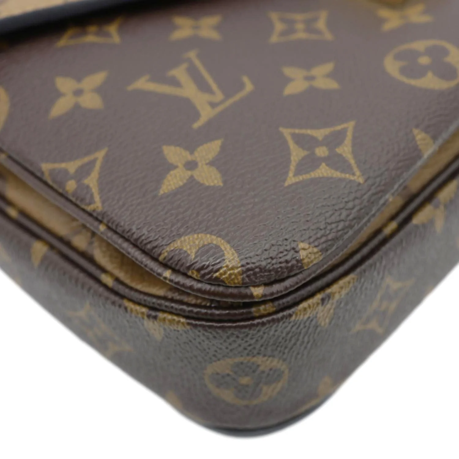 LOUIS VUITTON Metis Pochette Reverse Monogram Canvas Crossbody Bag Brown - Image 10
