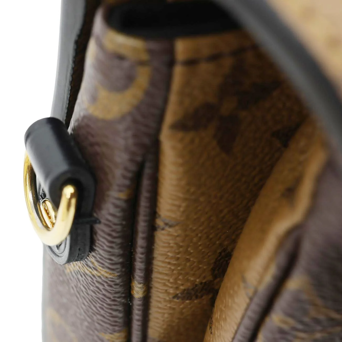 LOUIS VUITTON Metis Pochette Reverse Monogram Canvas Crossbody Bag Brown - Image 12