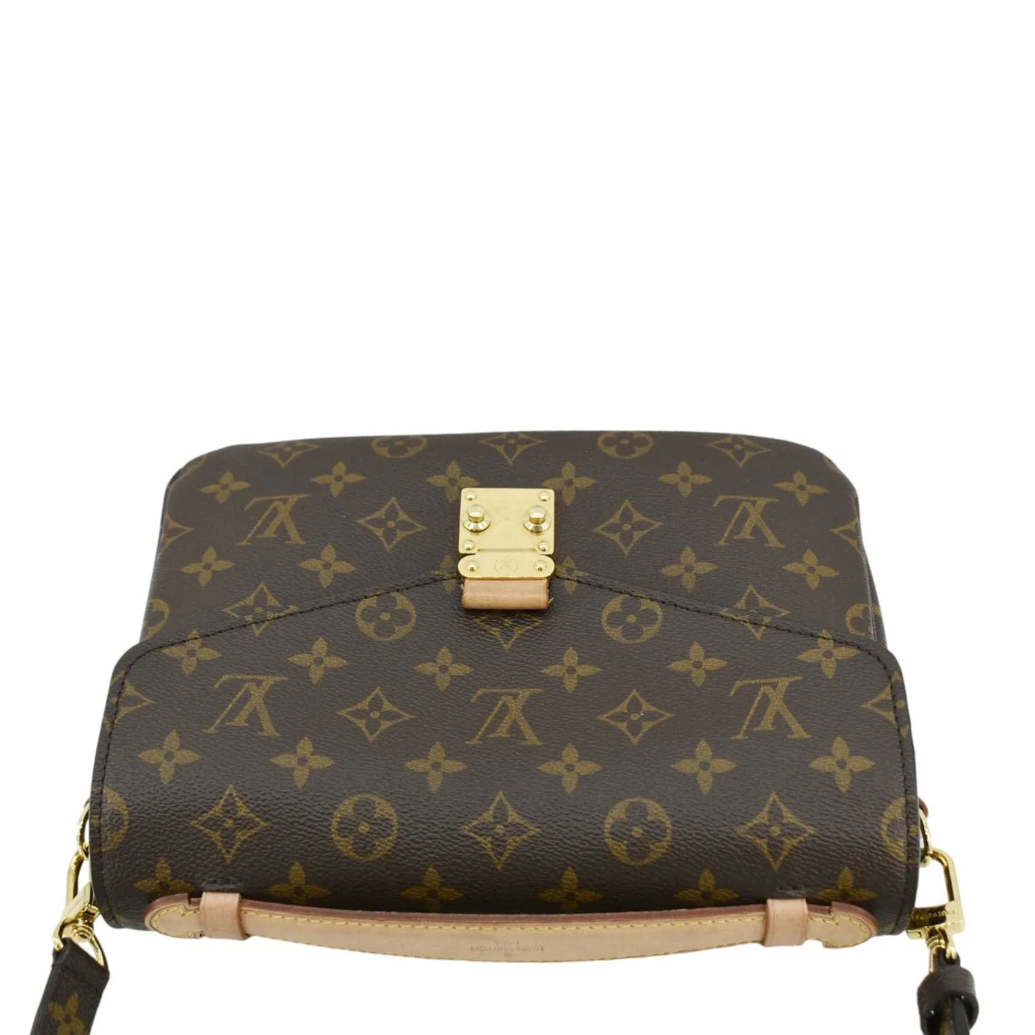 LOUIS VUITTON Metis Pochette Monogram Canvas Crossbody Bag Brown - Image 6