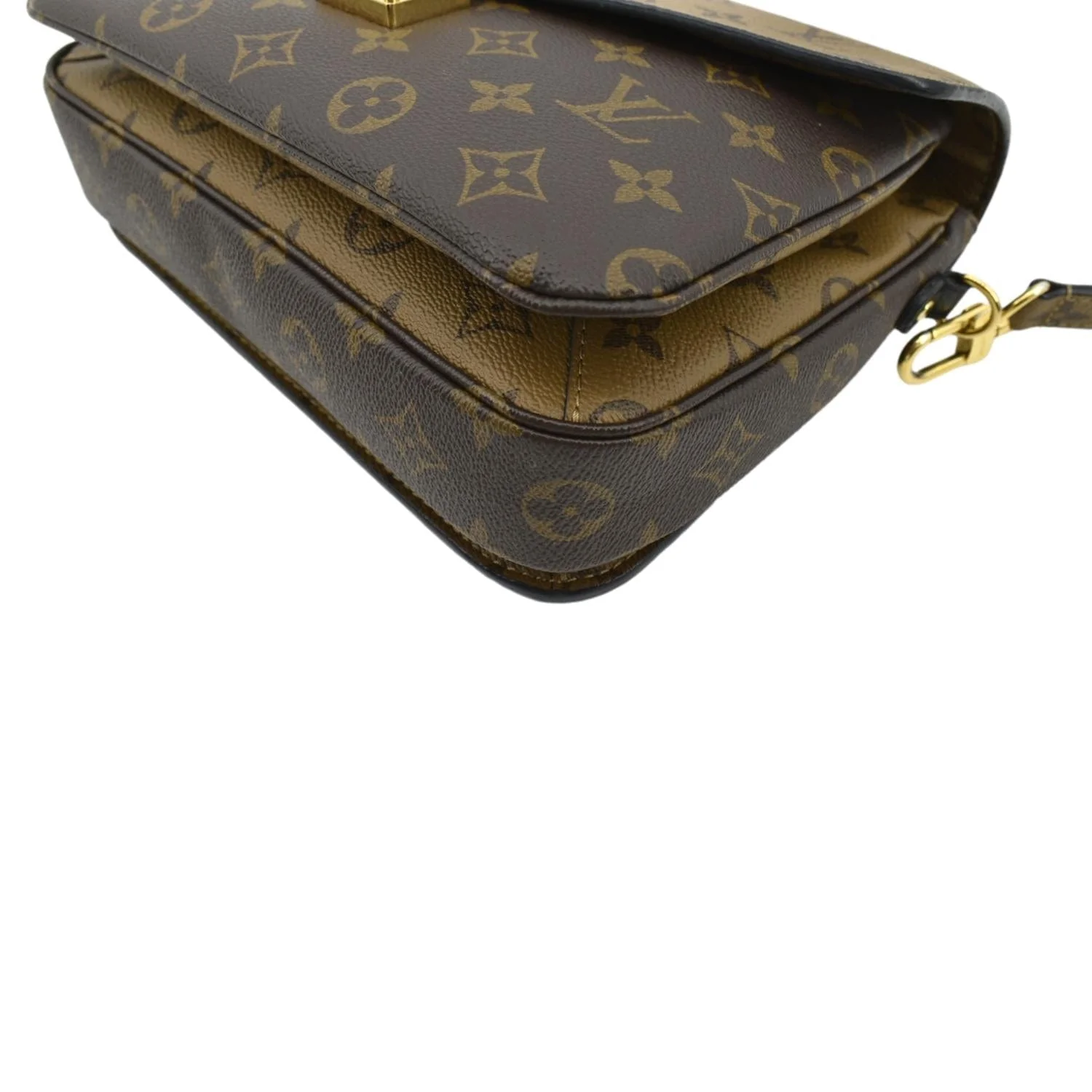 LOUIS VUITTON Metis Pochette Reverse Monogram Canvas Crossbody Bag Brown - Image 7