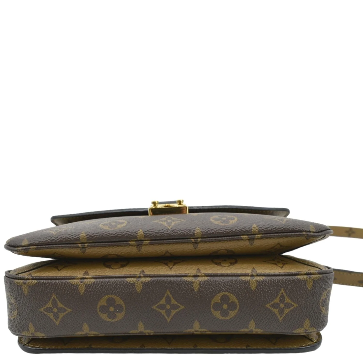 LOUIS VUITTON Metis Pochette Reverse Monogram Canvas Crossbody Bag Brown - Image 9